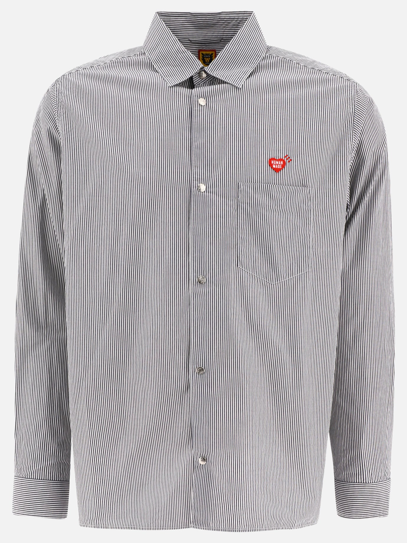 Camicia a righe con logo