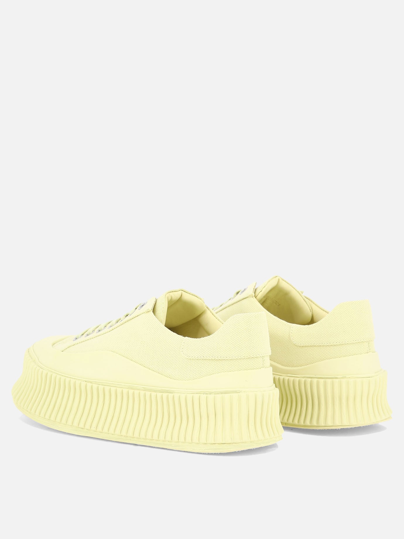 Low top sneakers 80% cotone 20% gomma - 100% gomma  Yellow - Jil Sander Women | PDP | VIETTI Online Store | thumbnail_4