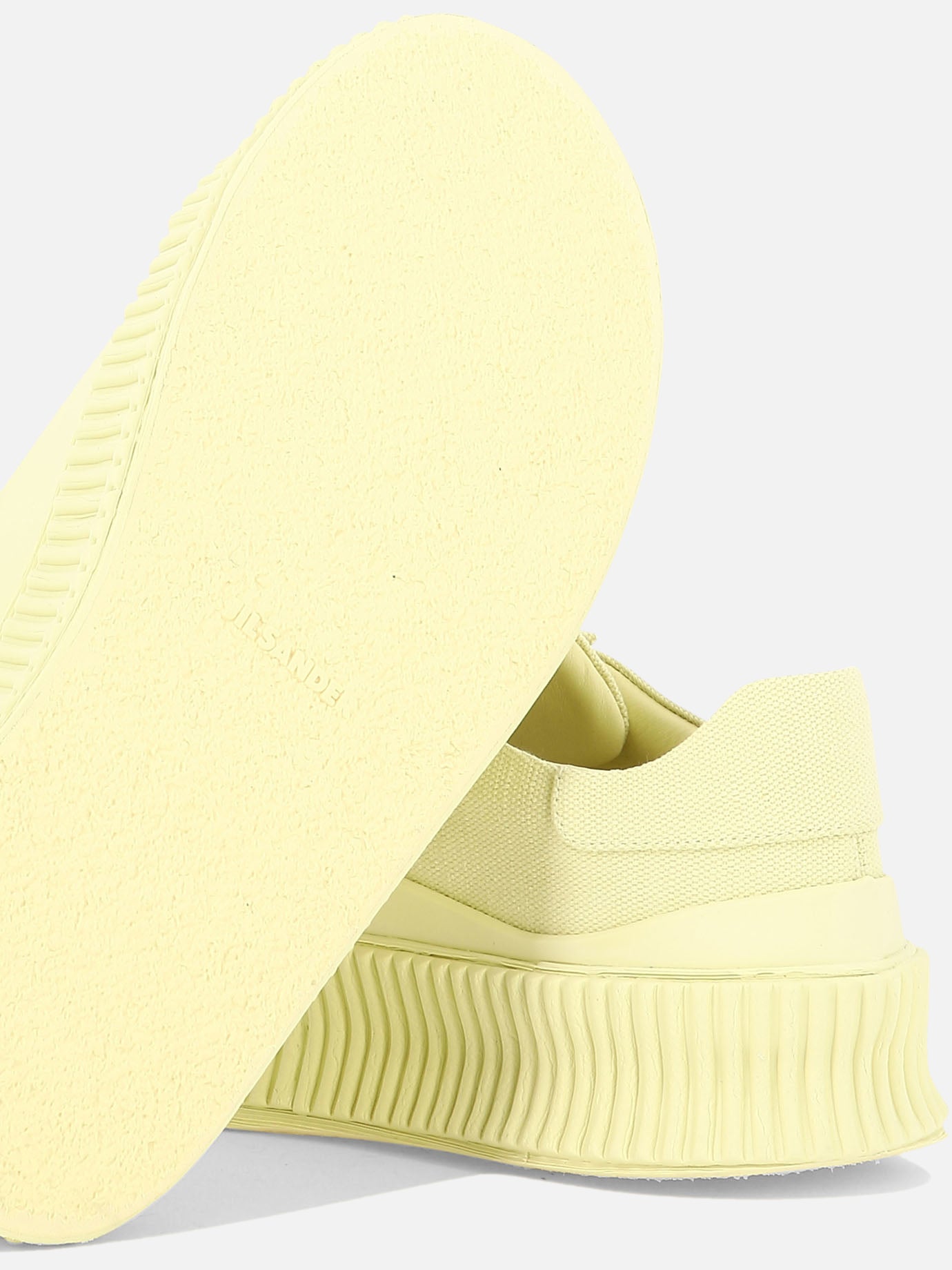 Low top sneakers 80% cotone 20% gomma - 100% gomma  Yellow - Jil Sander Women | PDP | VIETTI Online Store | Zoom-Modal_5
