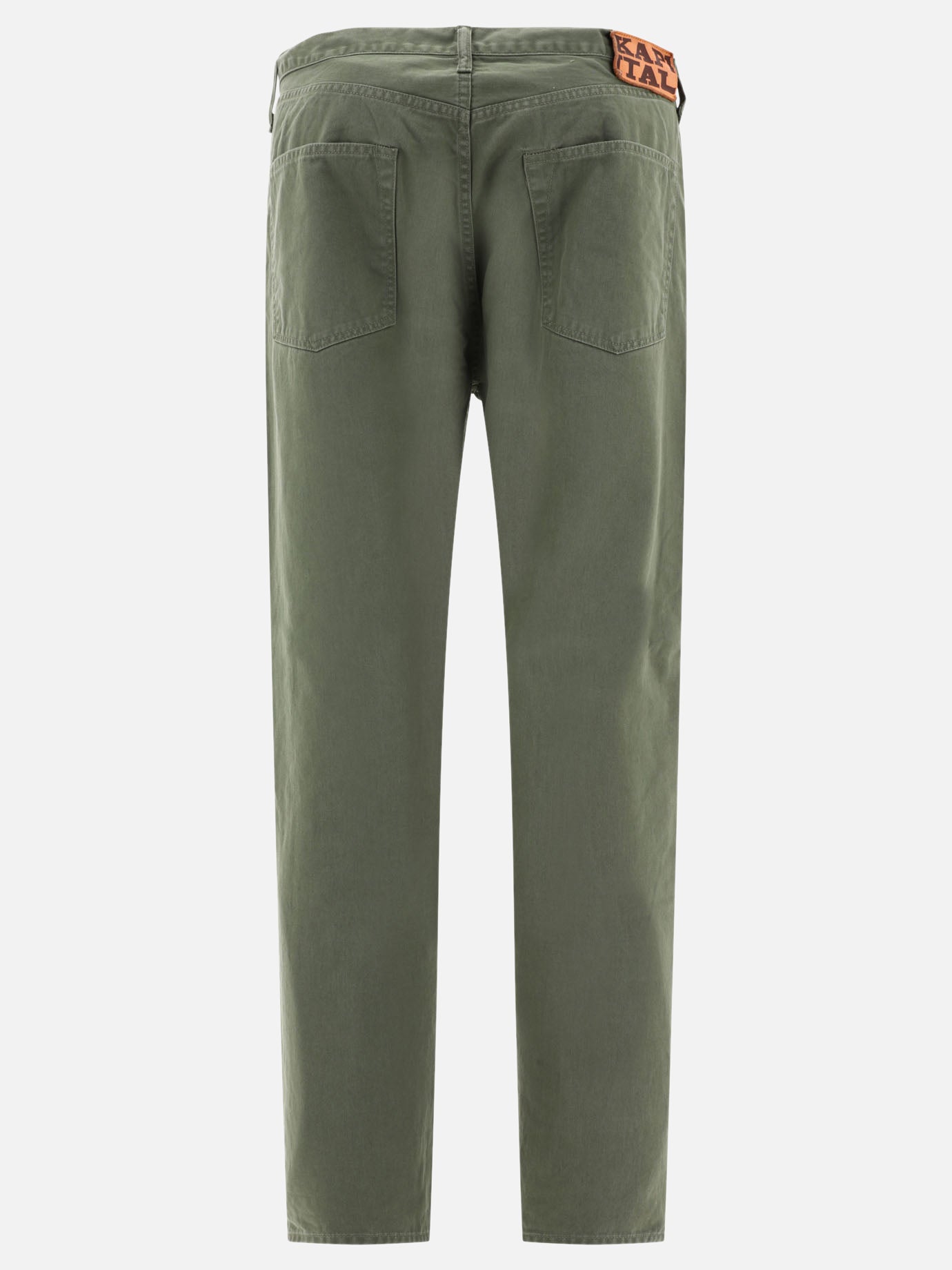 Leisure trousers 100% cotone  Green - KAPITAL Men | PDP | VIETTI Online Store | thumbnail_2