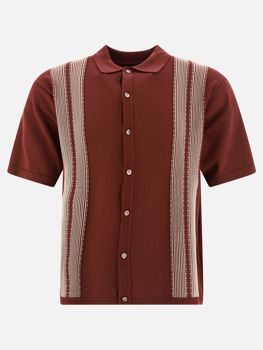 Polo shirts with buttons 100% cotone  Bordeaux - KAPITAL Men | PLP | VIETTI Online Store 
