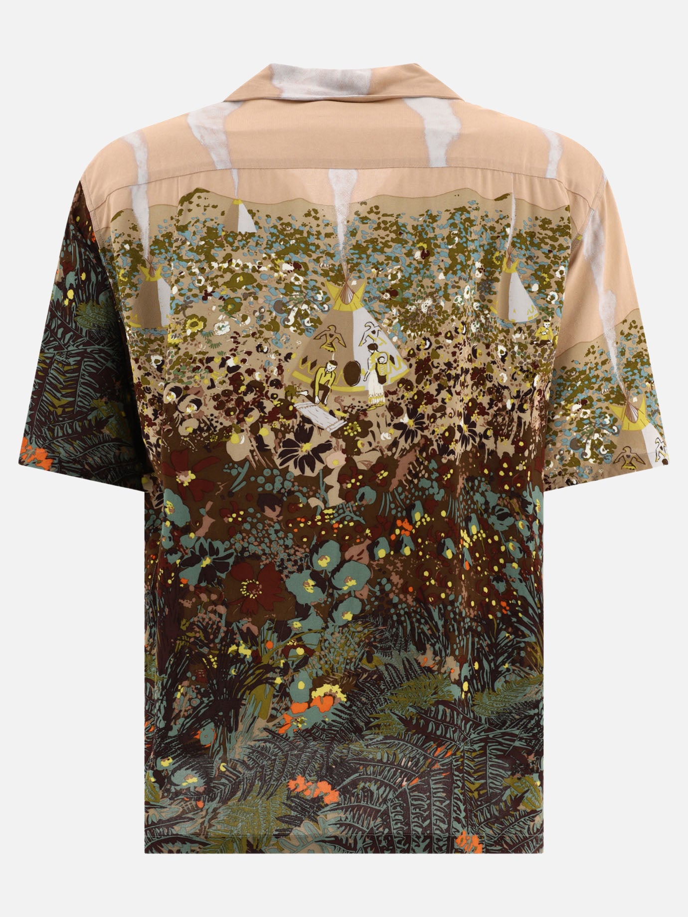 Casual shirts 100% rayon  Beige - KAPITAL Men | PDP | VIETTI Online Store | Zoom-Modal_2
