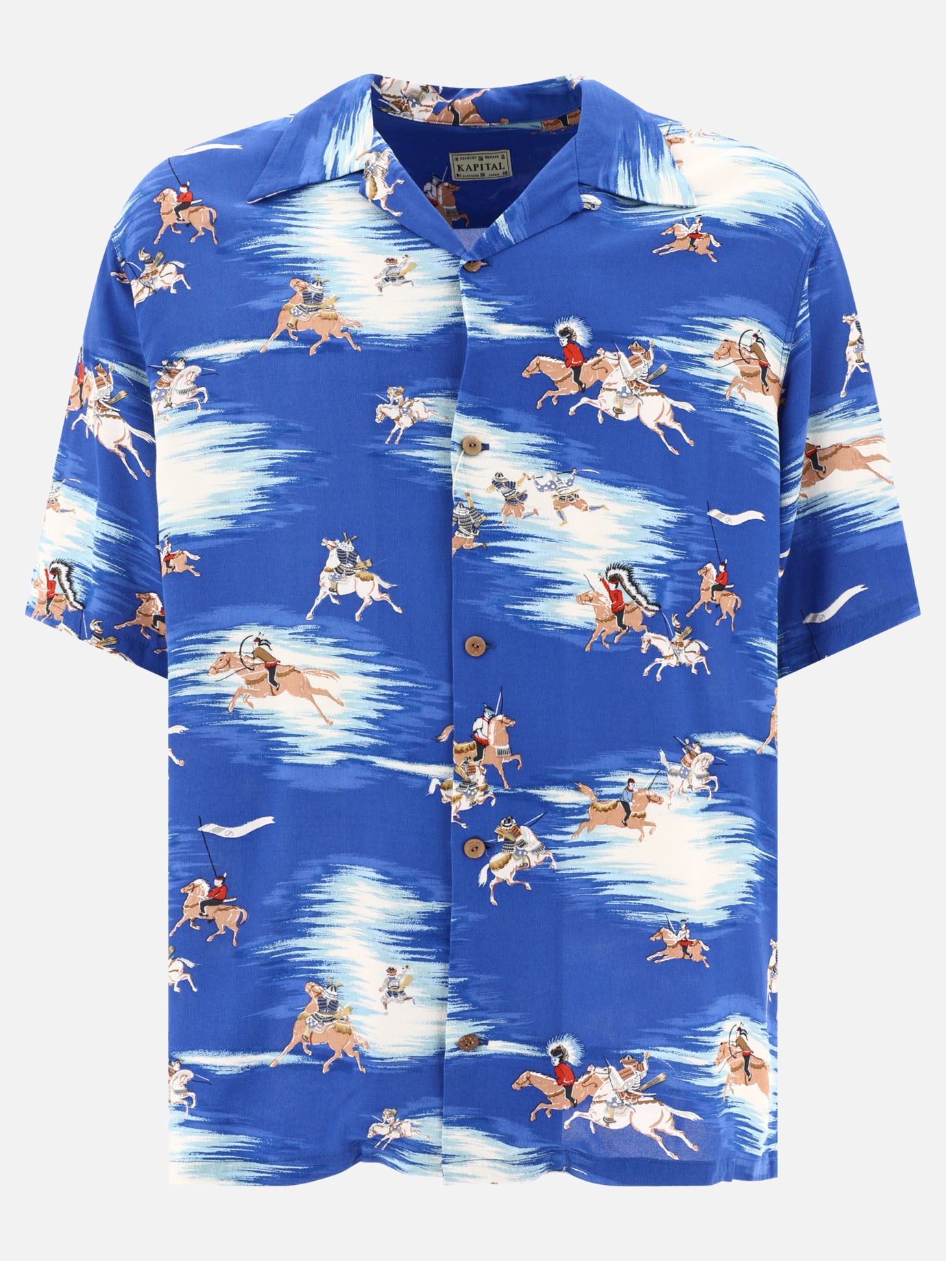 Casual shirts 100% rayon  Blue - KAPITAL Men | PDP | VIETTI Online Store | thumbnail
