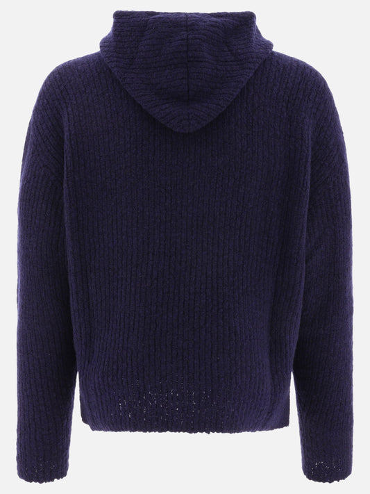 Hooded sweaters 57% wool 28% cashmere 15% polyamide  Blue - Lardini Men | PLP | VIETTI Online Store | 2
