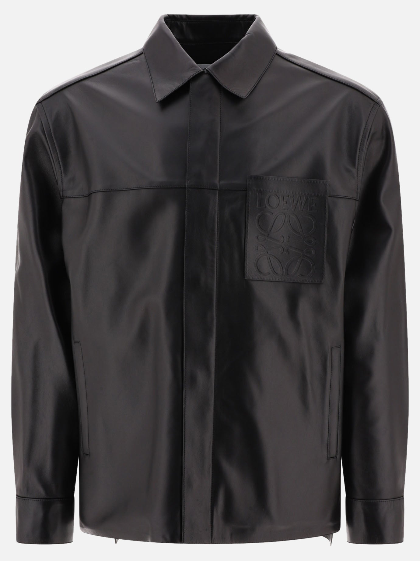 Giacche overshirt 100% nappa  Nero - Loewe Uomo | PDP | VIETTI Online Store | thumbnail