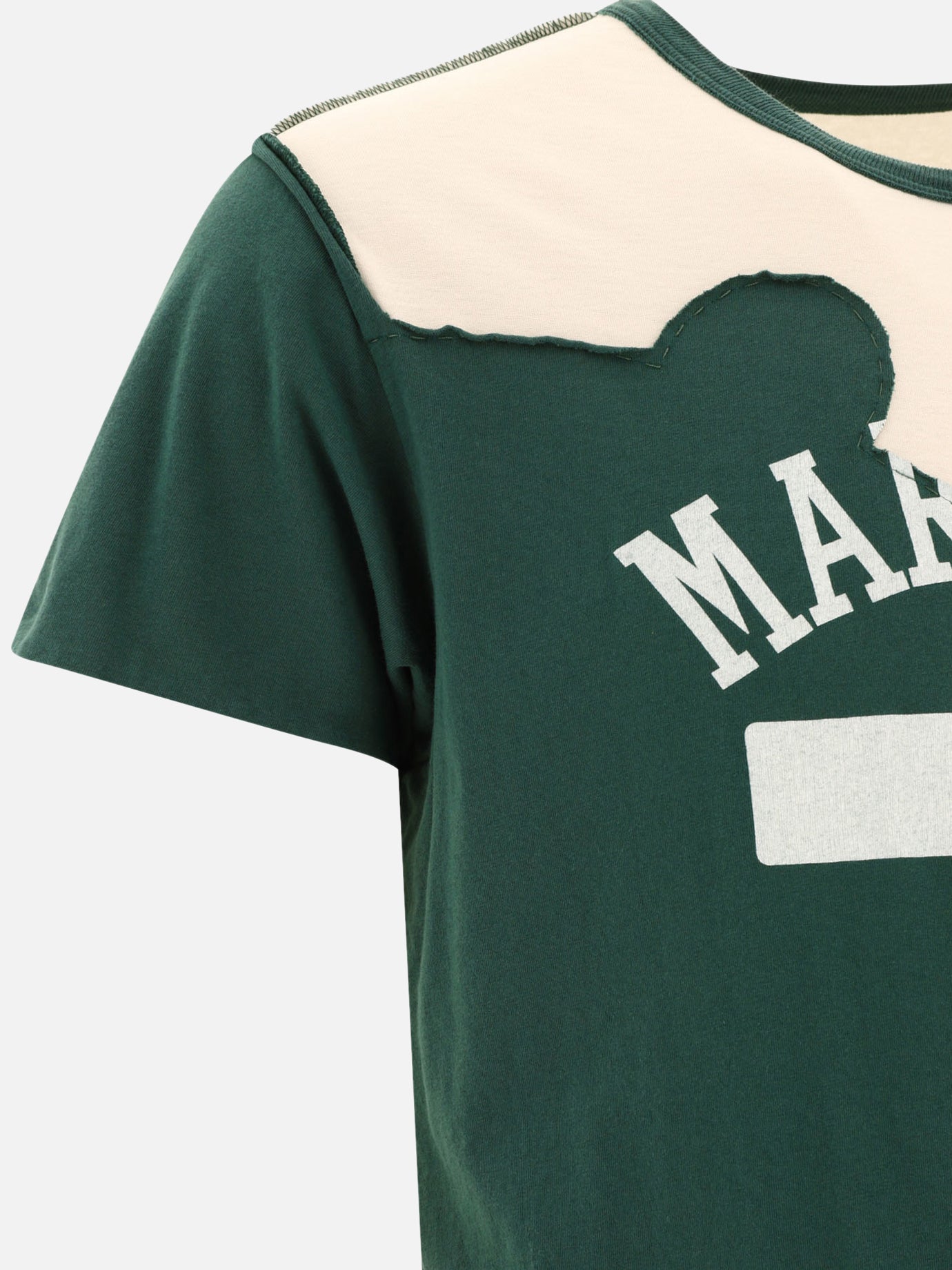 Crewneck t-shirts 100% cotton  Green - Maison Margiela Men | PDP | VIETTI Online Store | thumbnail_4