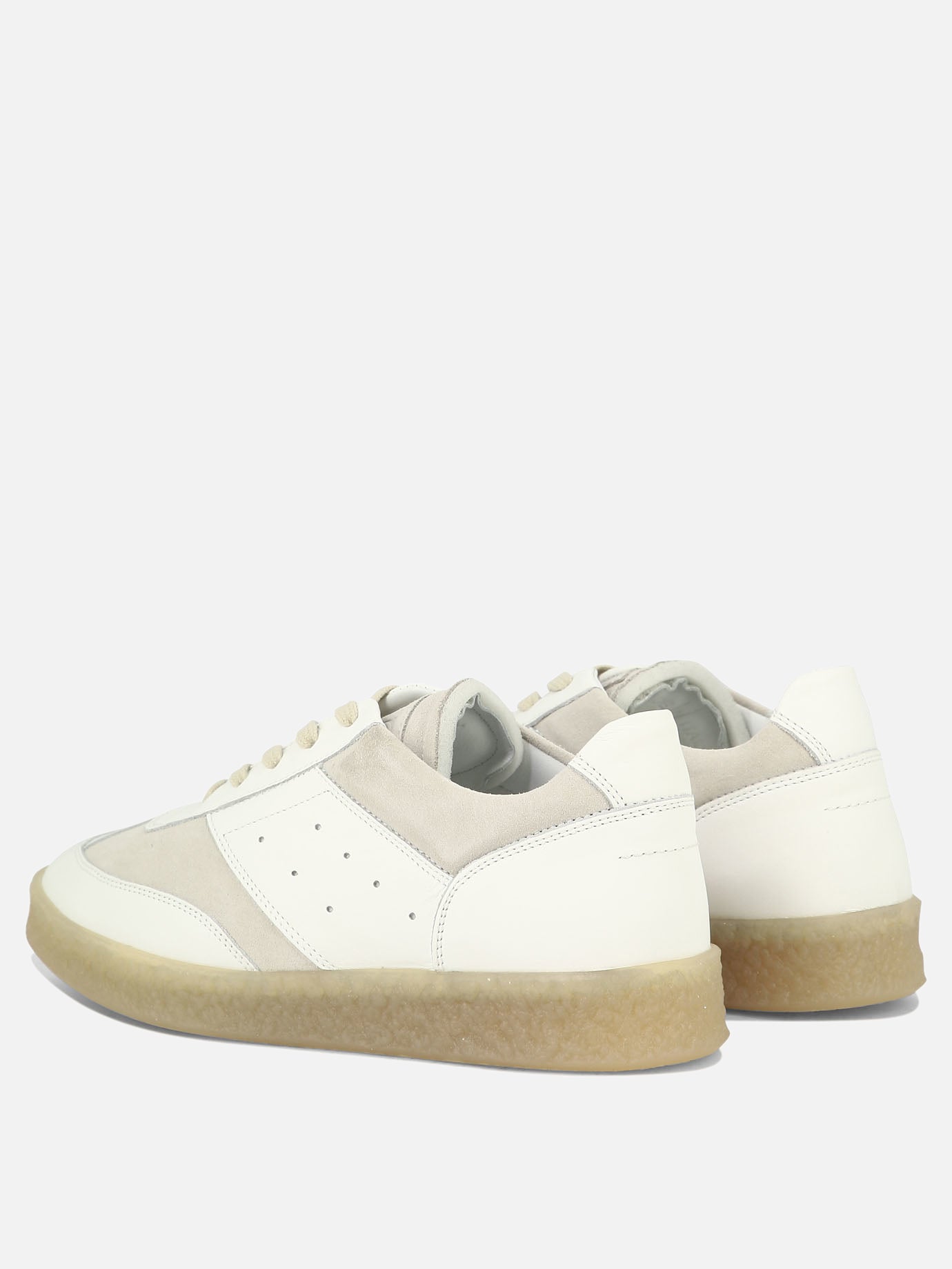 Low top sneakers 100% leather - 100% rubber  White - MM6 Maison Margiela Women | PDP | VIETTI Online Store | Zoom-Modal_4
