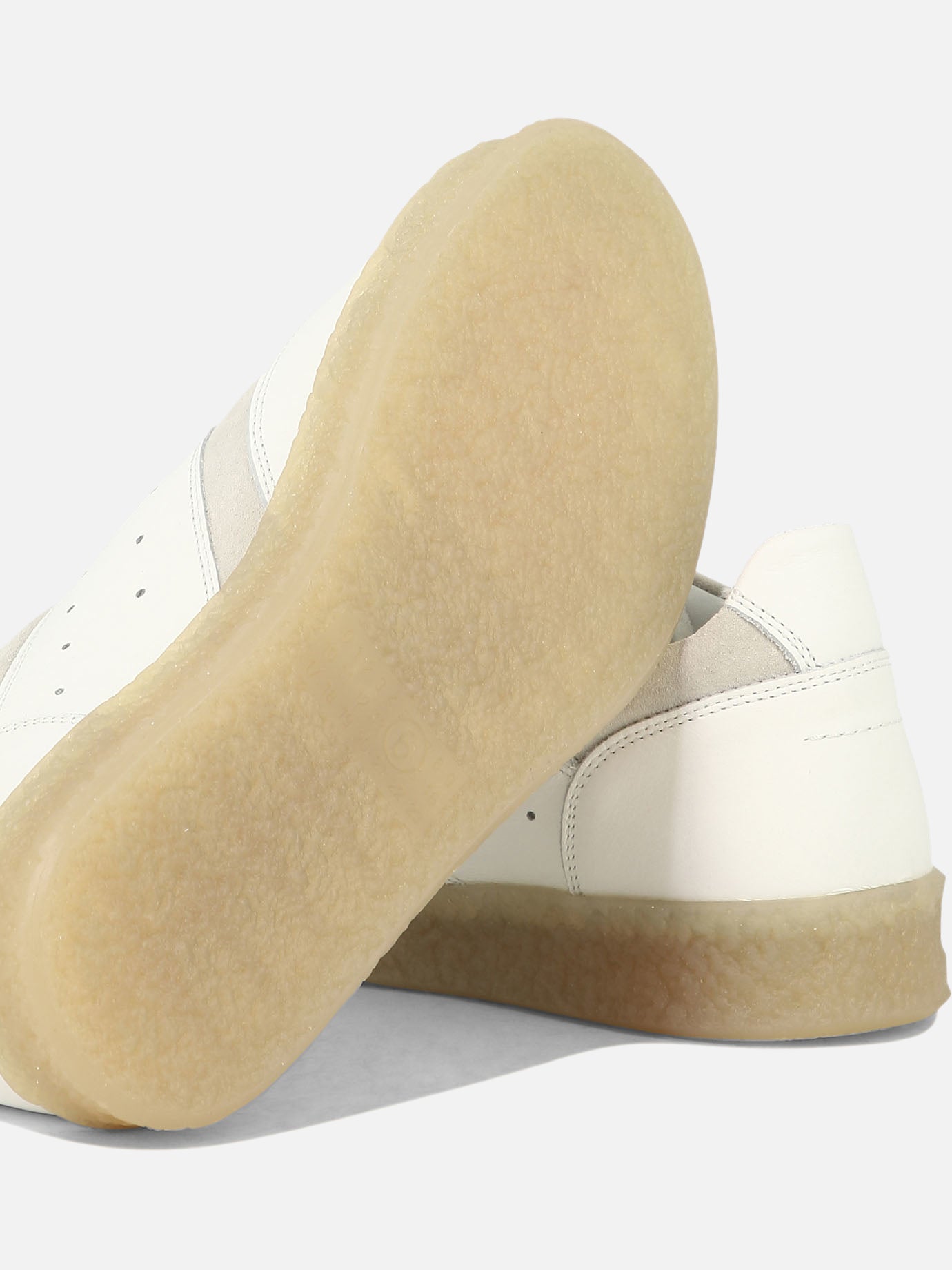 Low top sneakers 100% leather - 100% rubber  White - MM6 Maison Margiela Women | PDP | VIETTI Online Store | thumbnail_5