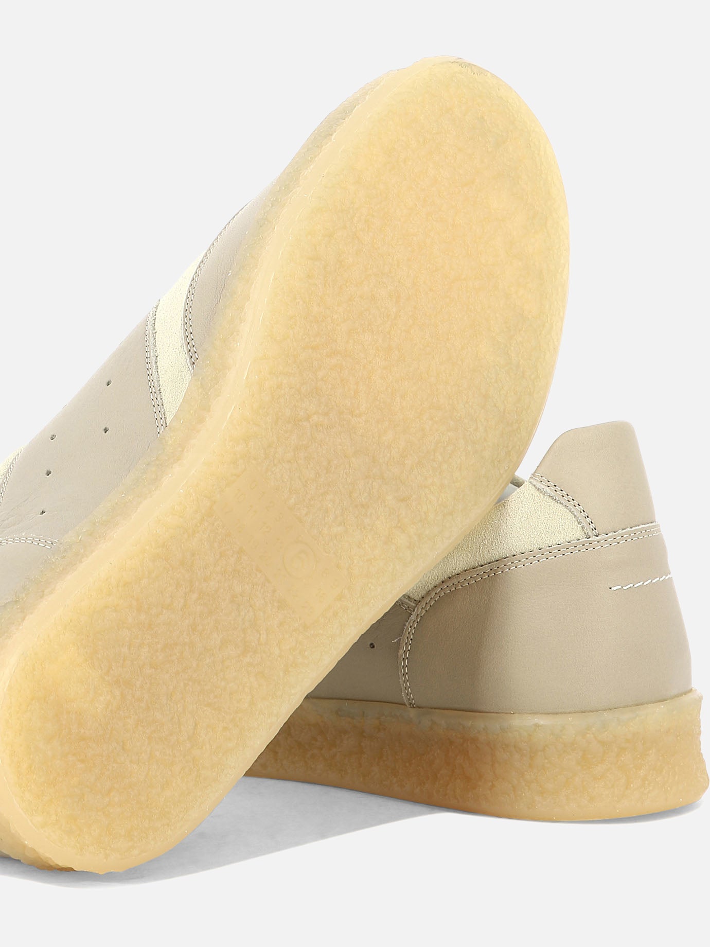 Low top sneakers 100% leather - 100% rubber  White - MM6 Maison Margiela Men | PDP | VIETTI Online Store | Zoom-Modal_5

