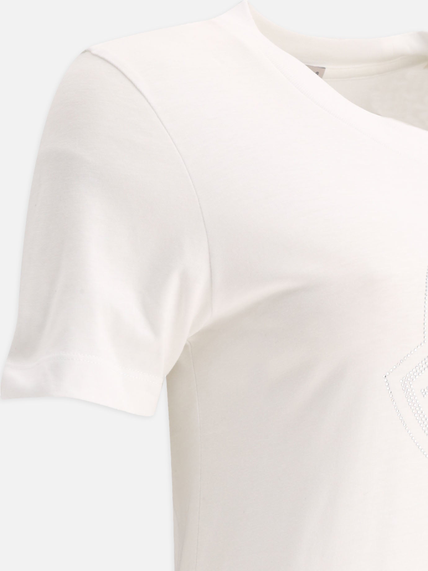 Crewneck t-shirts 100% cotone  White - Moncler Women | PDP | VIETTI Online Store | Zoom-Modal_4
