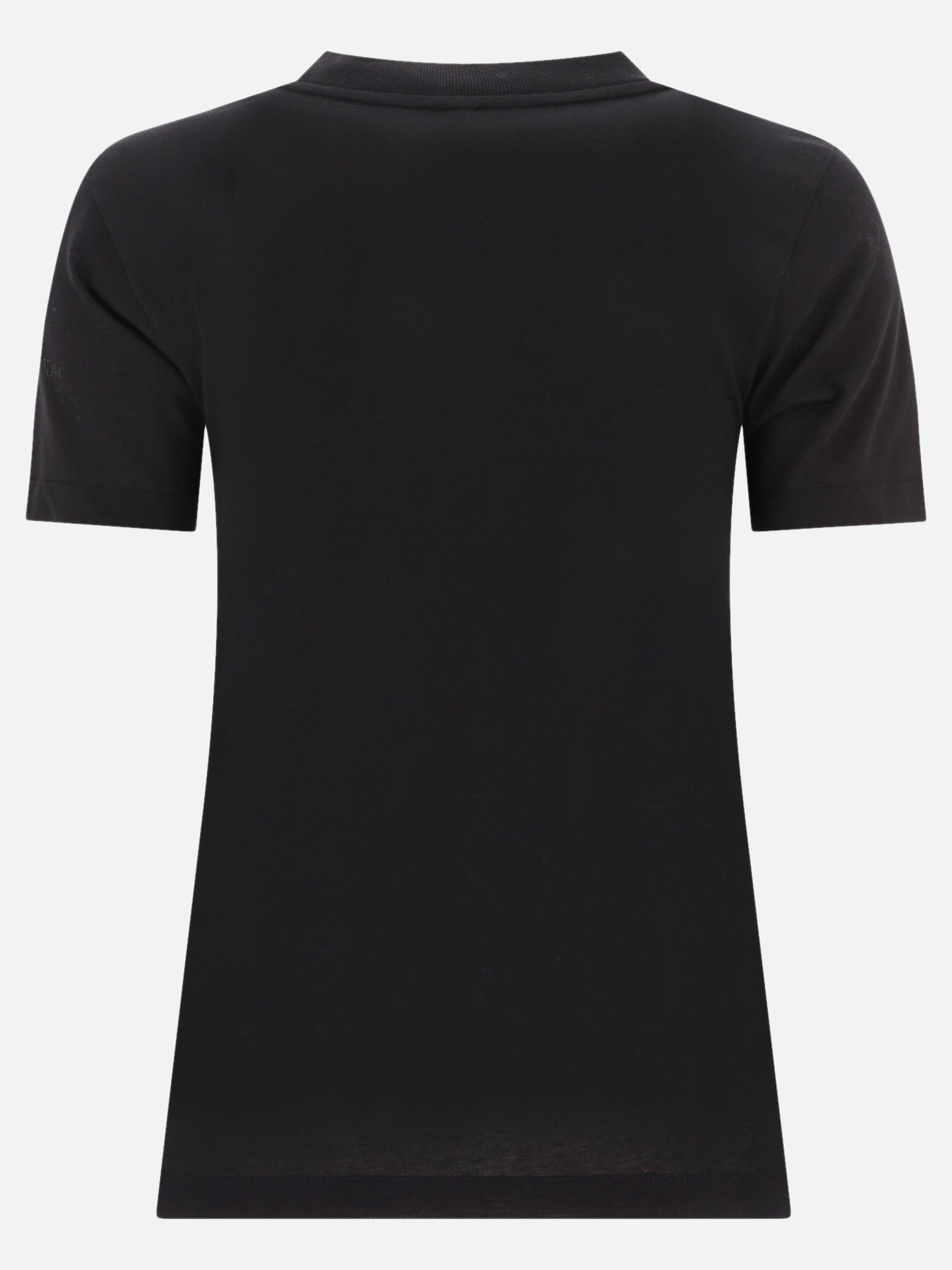 Crewneck t-shirts 100% cotone  Black - Moncler Women | PDP | VIETTI Online Store | Zoom-Modal_2

