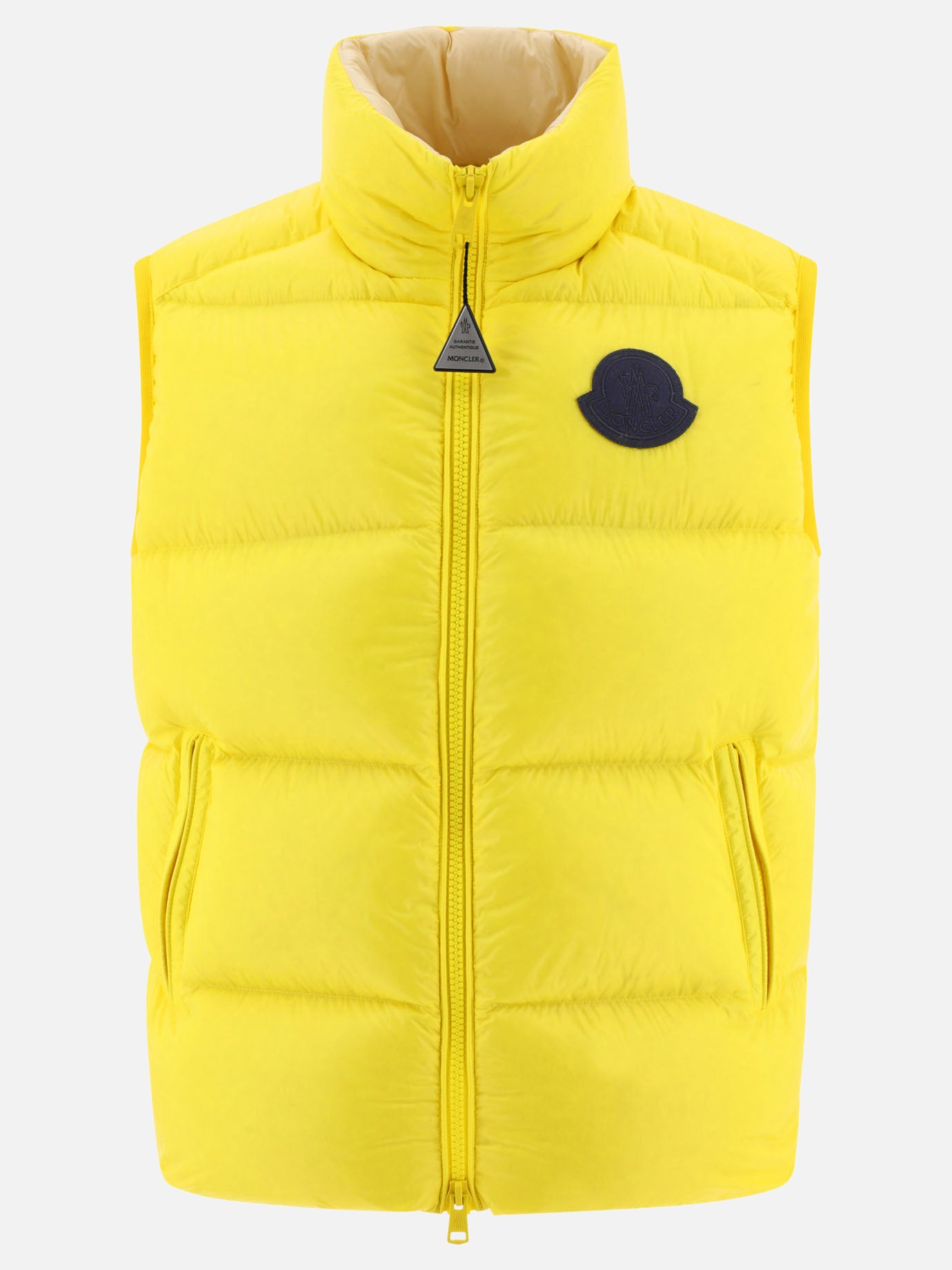 Giacche smanicate 100% poliammide - Imbottitura: piumino e piuma  Giallo - Moncler Uomo | PDP | VIETTI Online Store | thumbnail