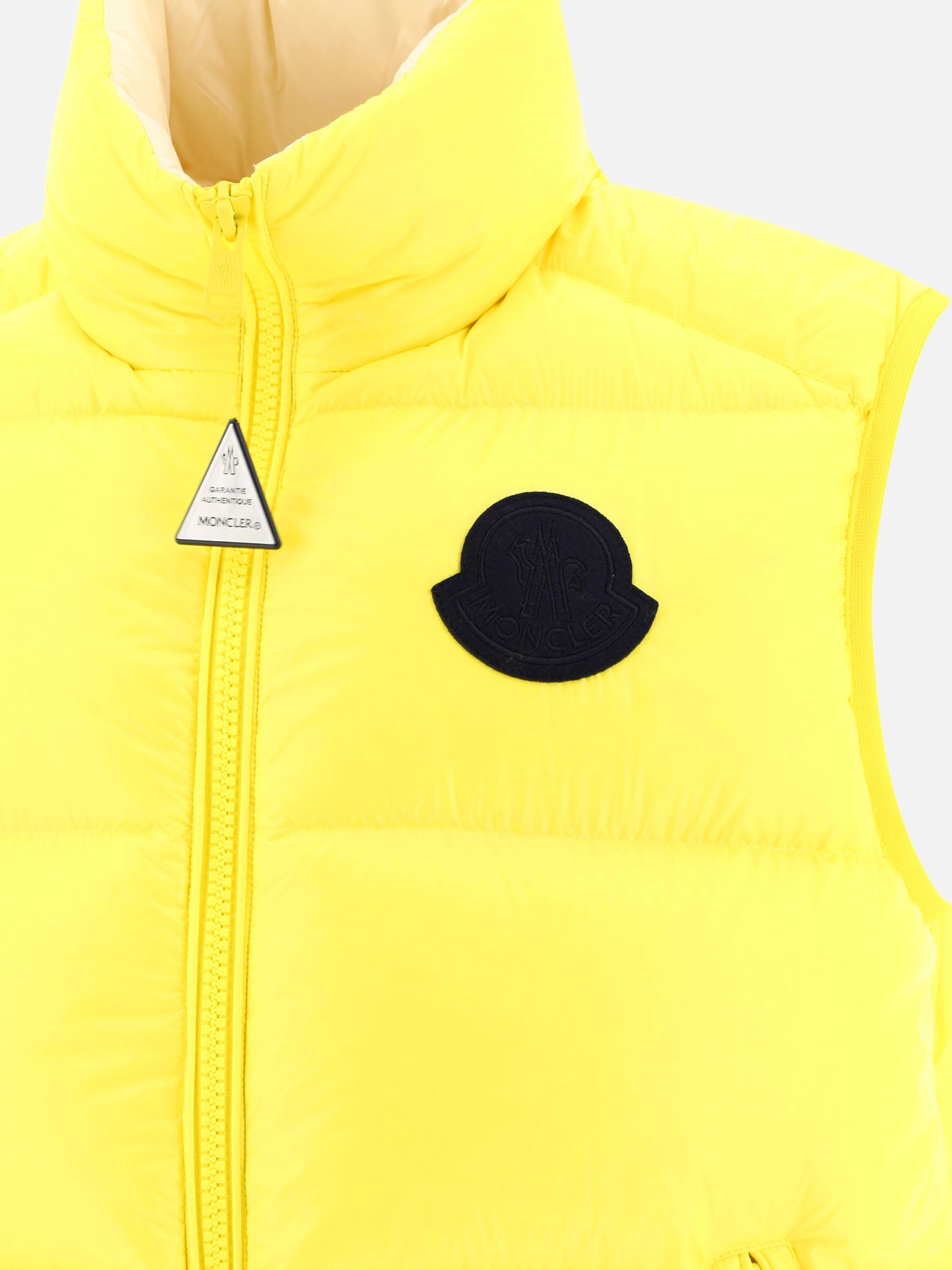 Giacche smanicate 100% poliammide - Imbottitura: piumino e piuma  Giallo - Moncler Uomo | PDP | VIETTI Online Store | thumbnail_3