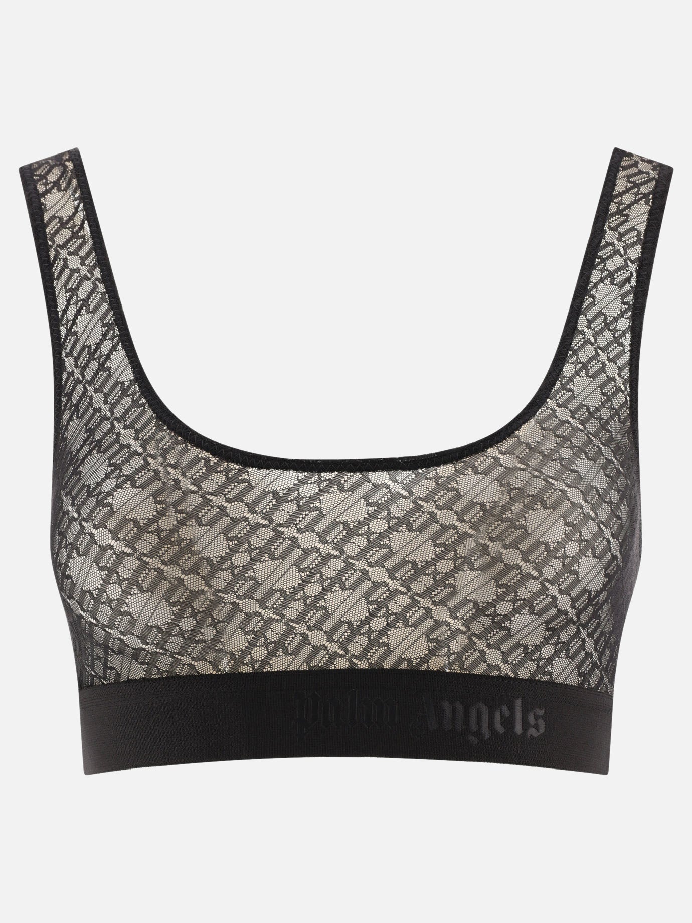 Crop tops 92% poliammide 8% elastan  Black - Palm Angels Women | PDP | VIETTI Online Store | thumbnail