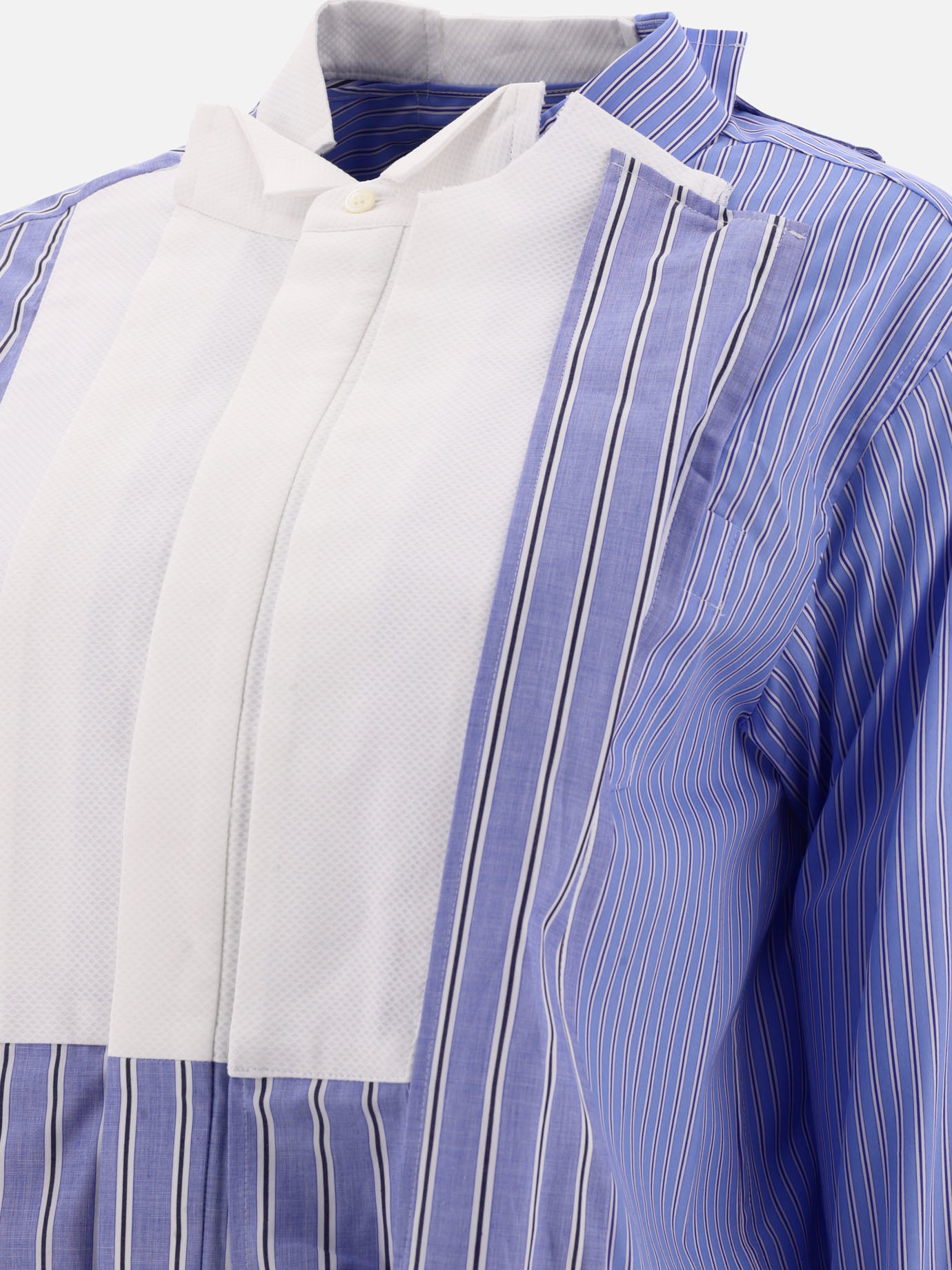 Casual shirts 100% cotton  Light blue - Sacai Women | PDP | VIETTI Online Store | Zoom-Modal_4
