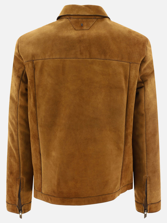 Giacche in pelle 100% pelle ovina  Marrone - Salvatore Santoro Uomo | PLP | VIETTI Online Store | 2
