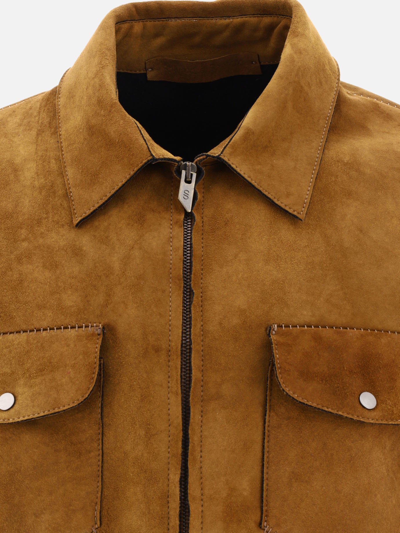 Giacche in pelle 100% pelle ovina  Marrone - Salvatore Santoro Uomo | PDP | VIETTI Online Store | Zoom-Modal_3
