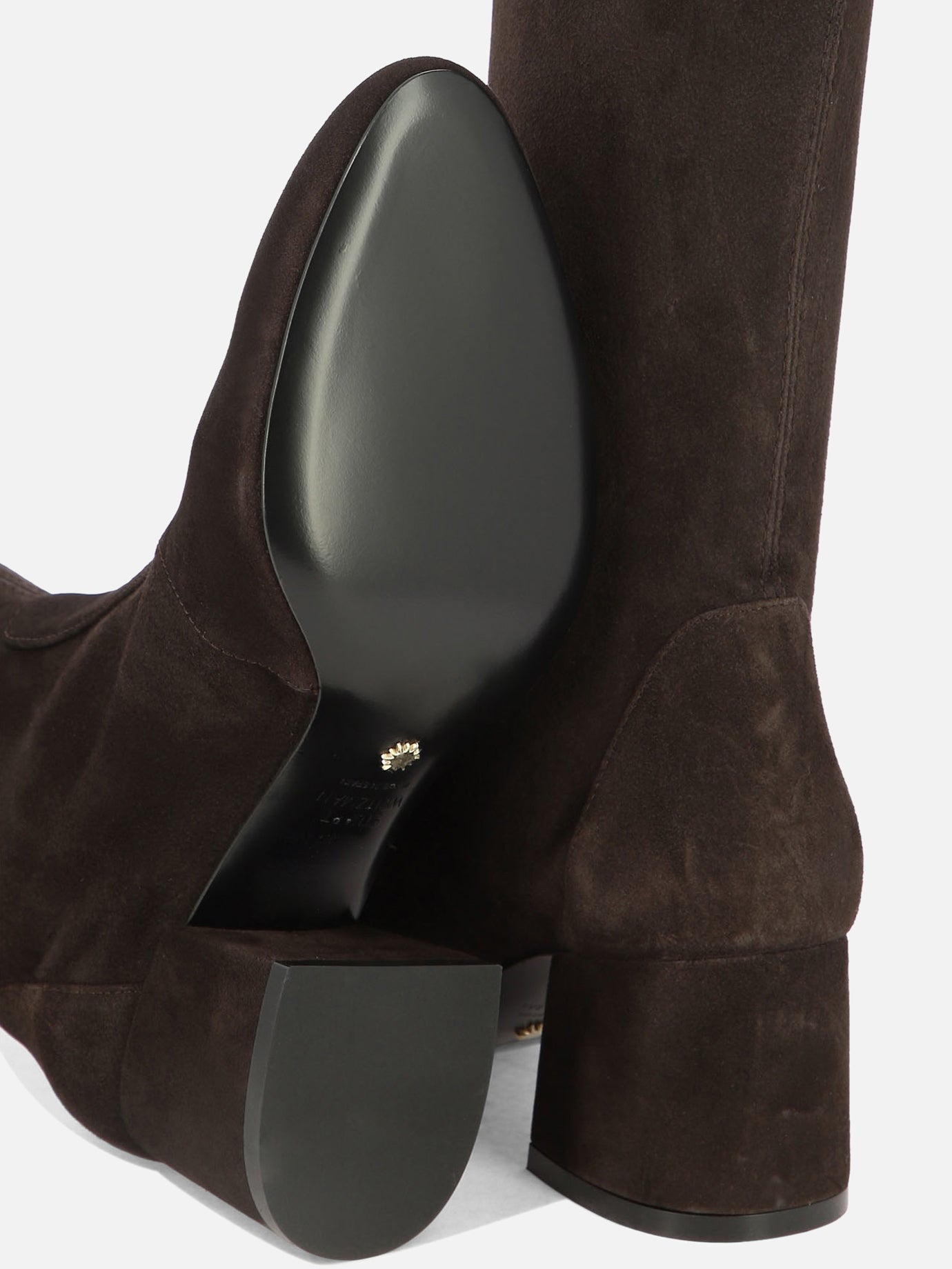 Over the knee 100% suede - 100% leather  Brown - Stuart Weitzman Women | PDP | VIETTI Online Store | Zoom-Modal_5
