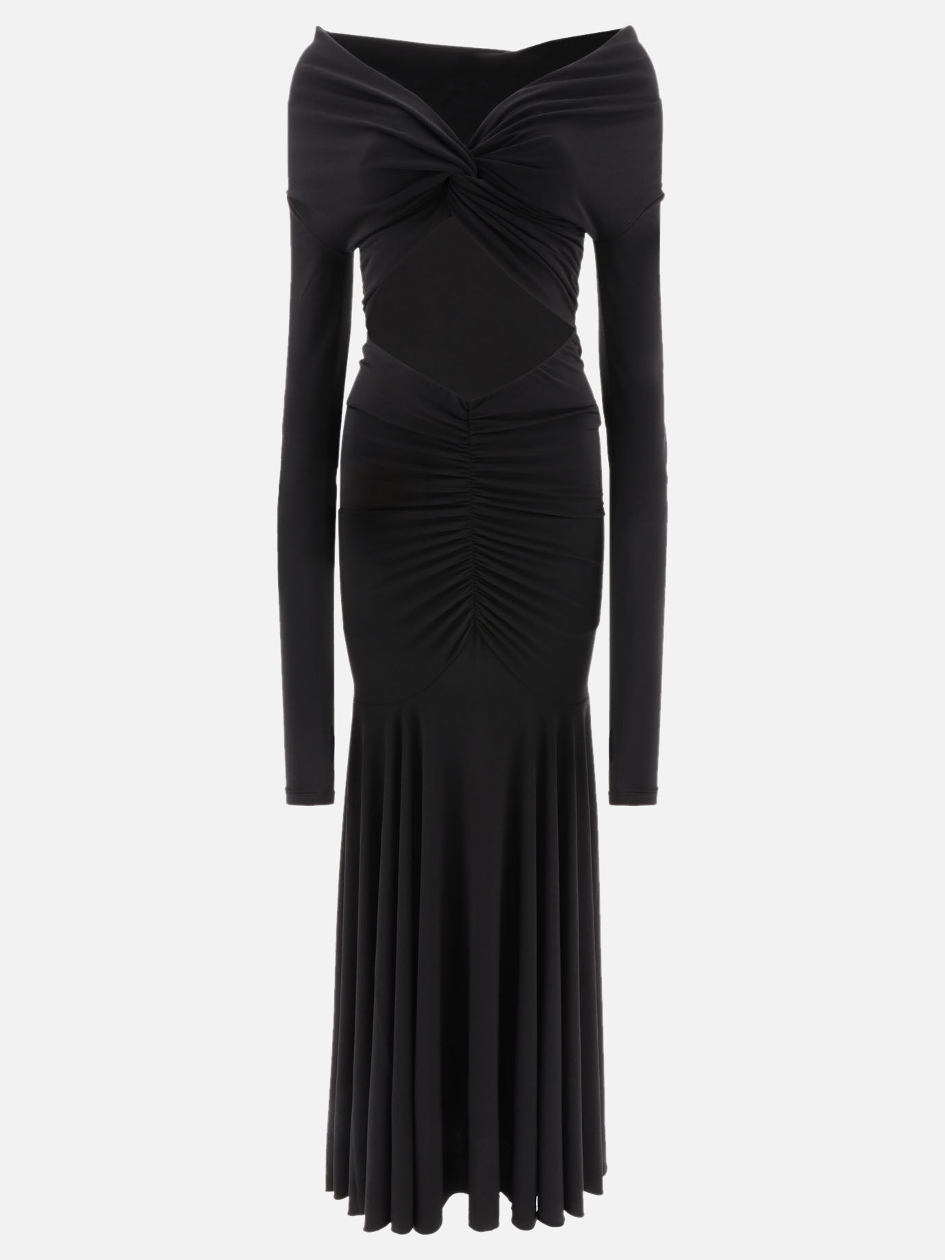 Long dresses 95% poliestere 5% elastan  Black - The Andamane Women | PDP | VIETTI Online Store | Zoom-Modal
