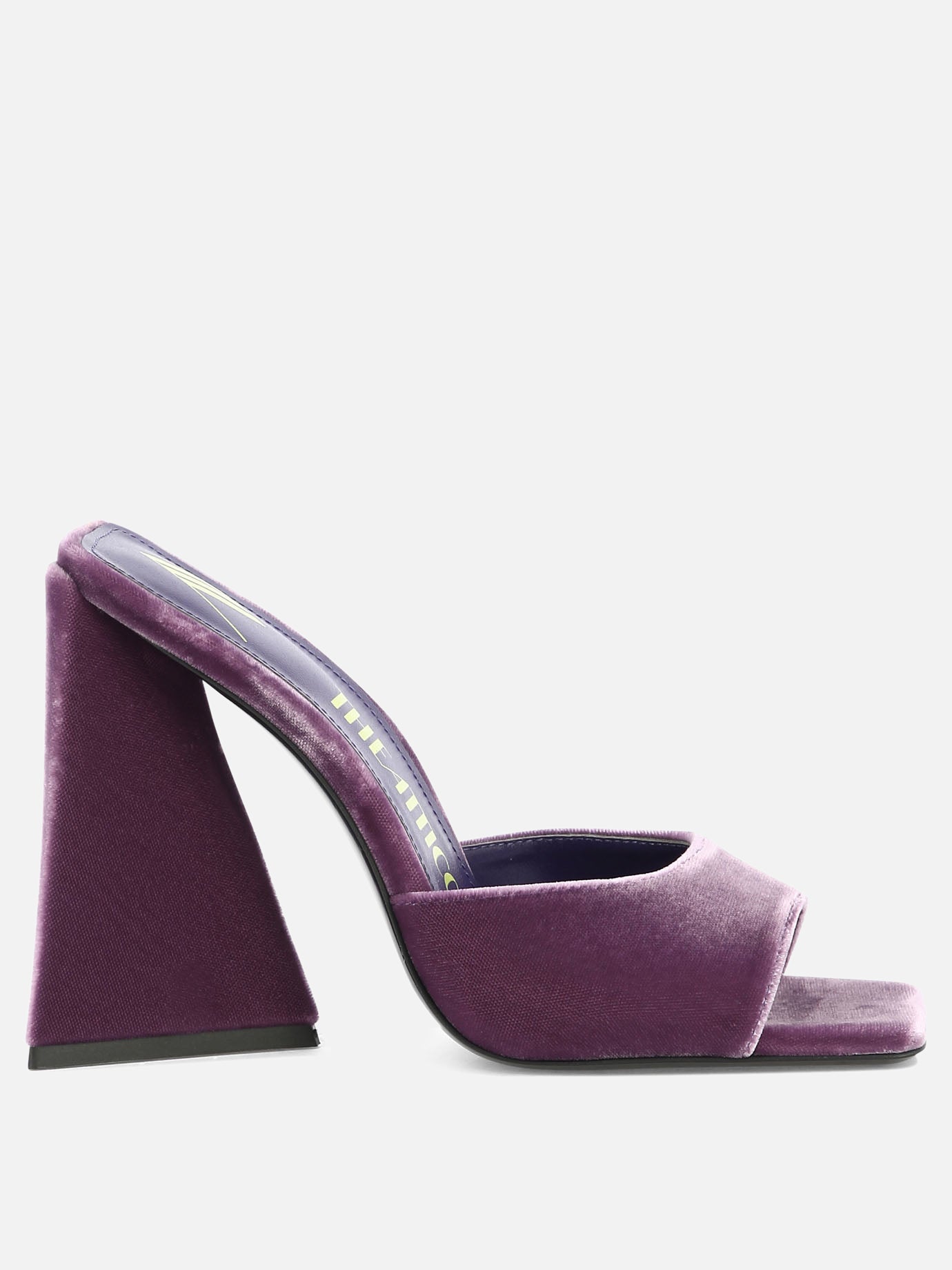 Heeled sandals 100% velluto - 100% cuoio  Purple - The Attico Women | PDP | VIETTI Online Store | Zoom-Modal
