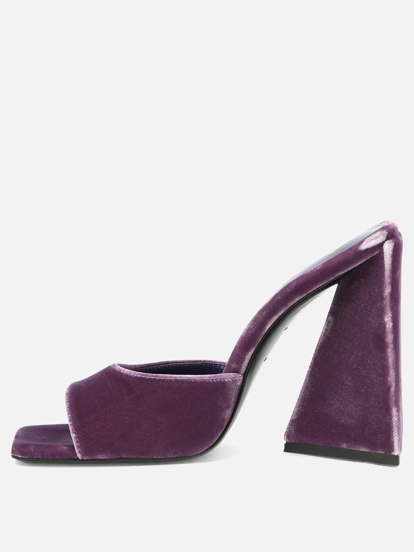 Heeled sandals 100% velluto - 100% cuoio  Purple - The Attico Women | PDP | VIETTI Online Store | thumbnail_3