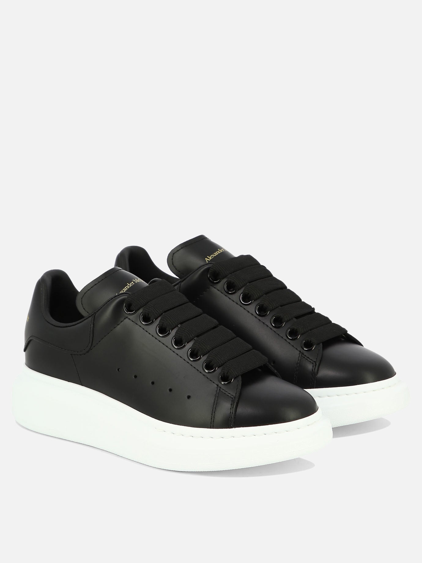 Low top sneakers 100% leather - 100% rubber  Black - Alexander McQueen Women | PDP | VIETTI Online Store | thumbnail_2