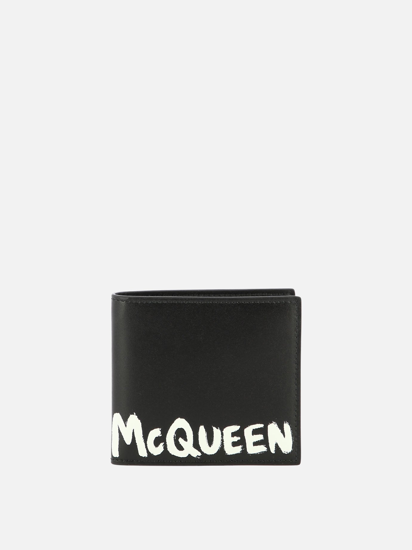 Alexander McQueen "McQueen Graffiti" wallet Black