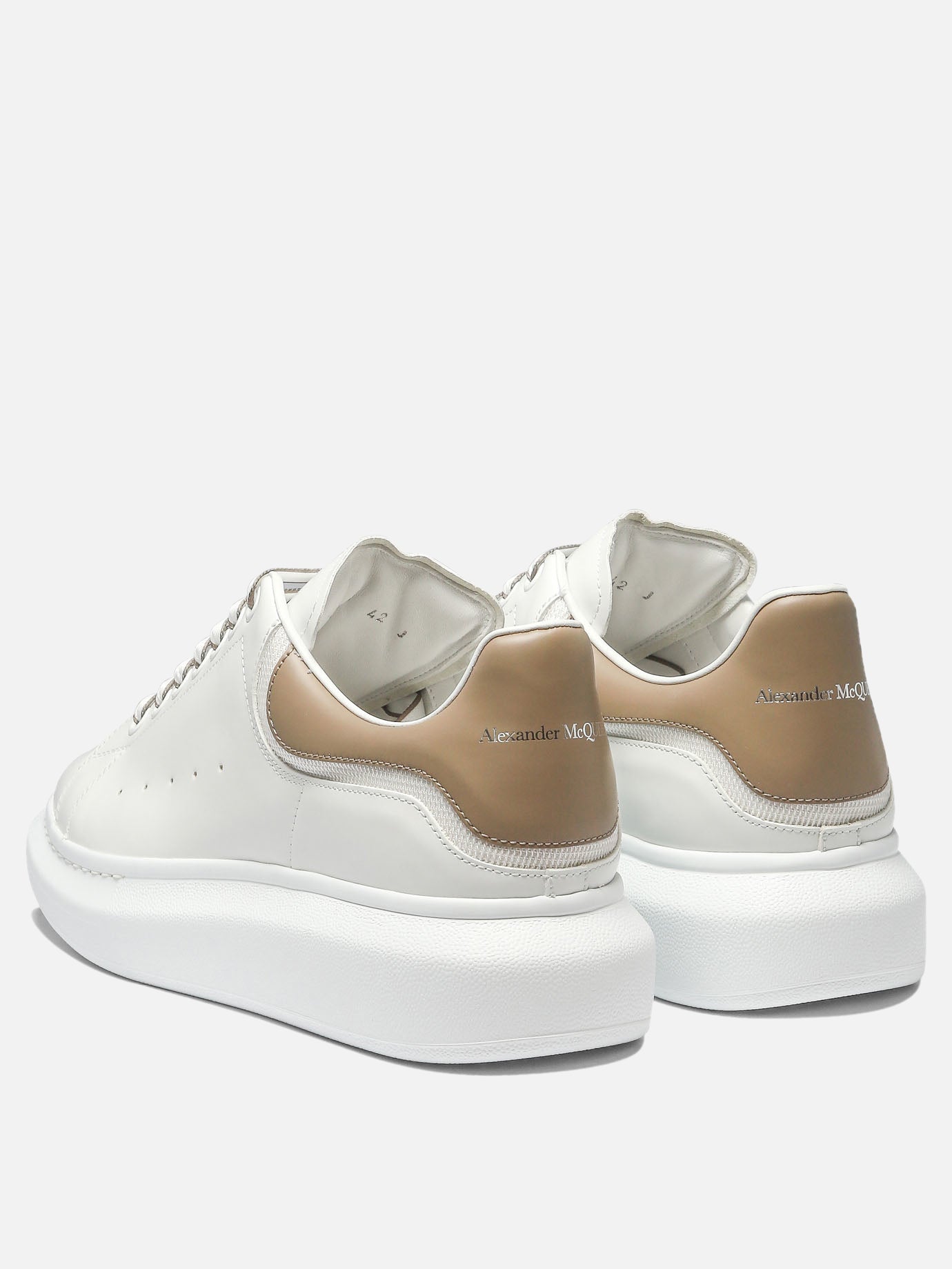 Low top sneakers 100% calf leather - 100% rubber  White - Alexander McQueen Men | PDP | VIETTI Online Store | Zoom-Modal_4
