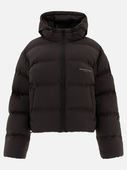 Down jackets Solid colour  Black - Alexander Wang Women | PLP | VIETTI Online Store 
