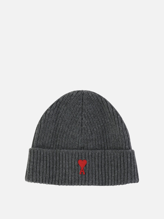 Ami Paris "Ami de Coeur" beanie Grey