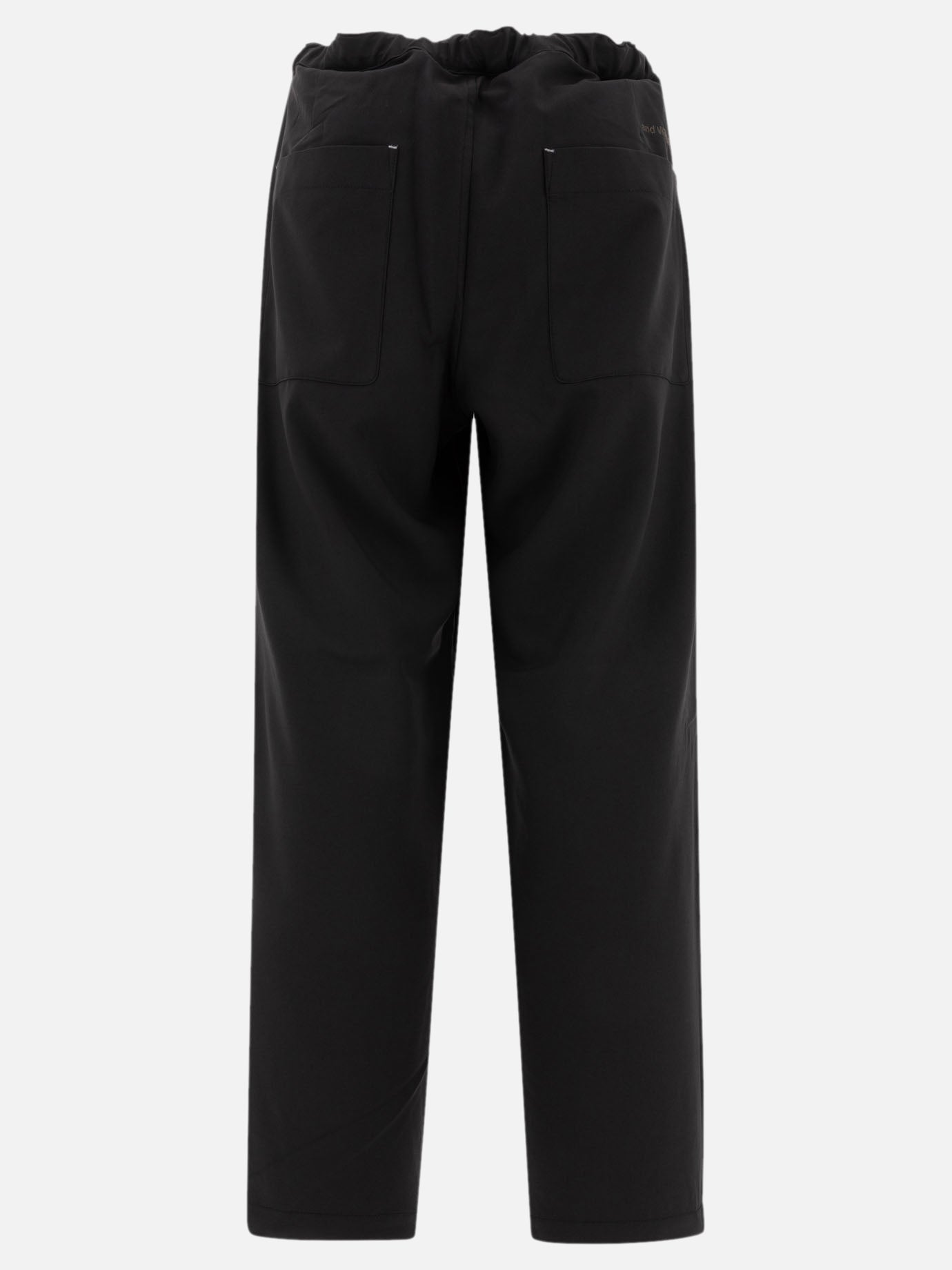 and Wander Pleated trousers Black