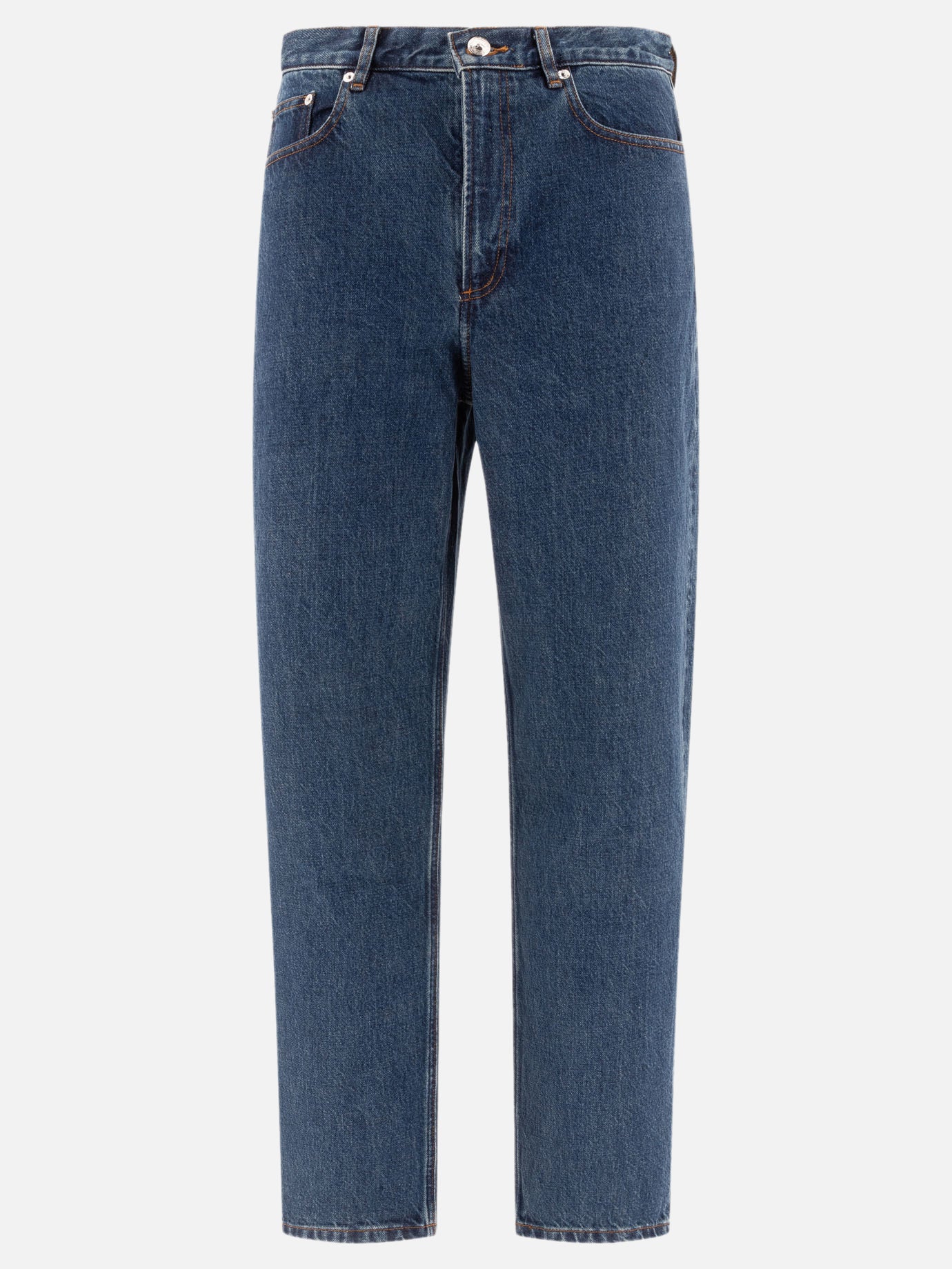 Straight-leg jeans Solid colour  Blue - A.P.C. Men | PDP | VIETTI Online Store | Zoom-Modal
