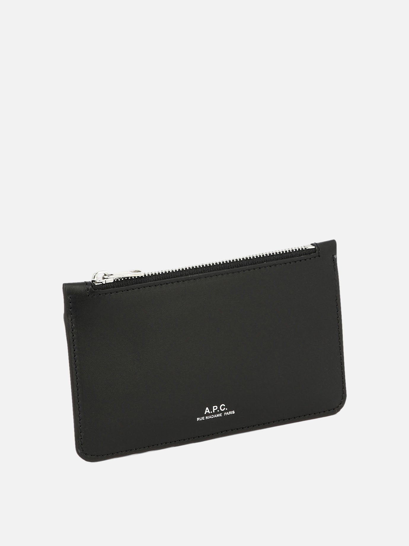 A.P.C. "Walter" zippered card holder Black