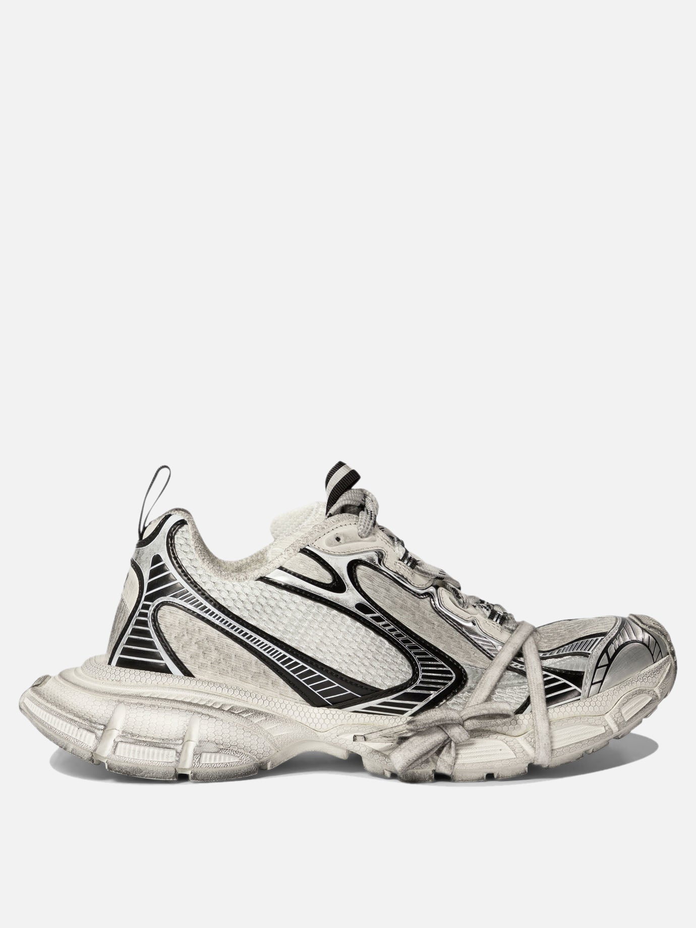 Low top sneakers 55% polyurethane 45% polyester - 100% rubber  White - Balenciaga Men | PDP | VIETTI Online Store | Zoom-Modal
