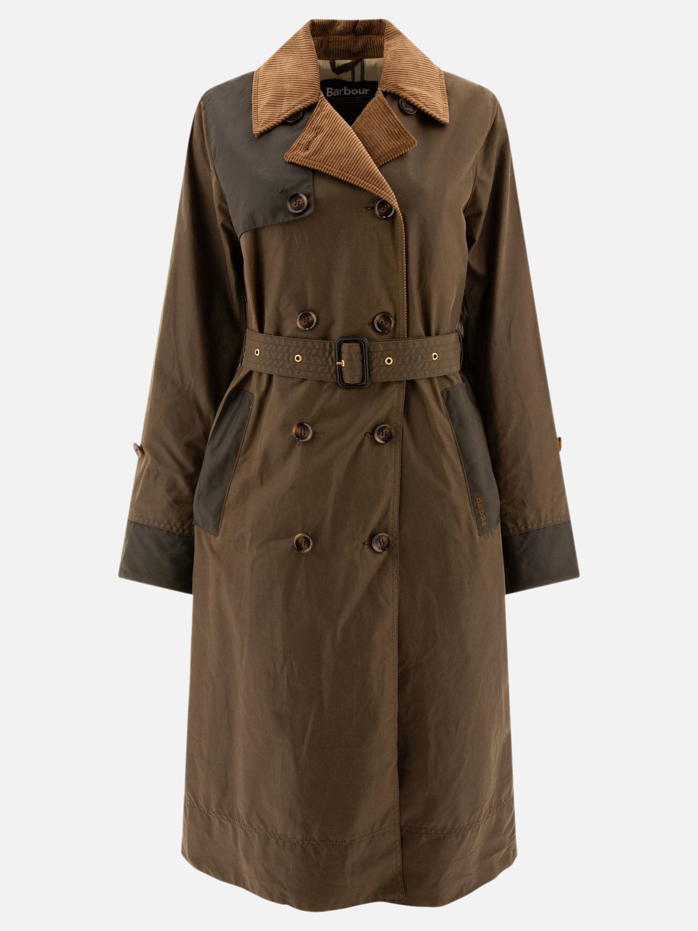 Barbour "Brackley" trench coat Green