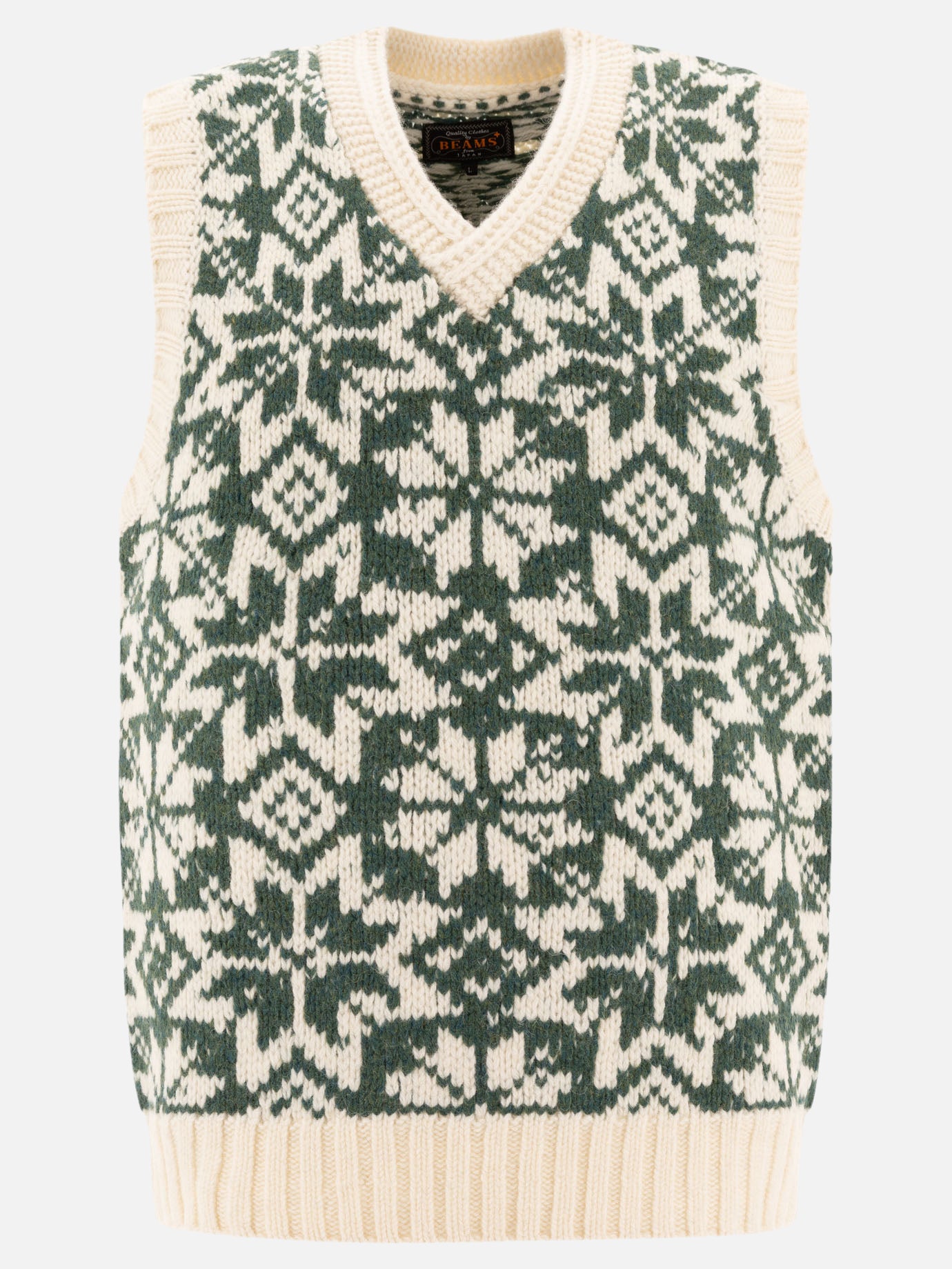 Beams Plus &quot;Snow&quot; vest 10371426_S Green thumbnail_1