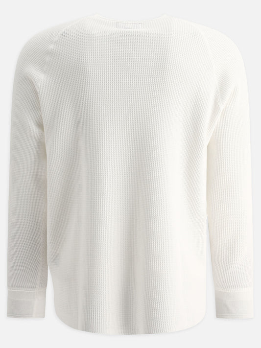 Beams Plus T-shirt "Crew Thermal 30" 18116038_S White 2