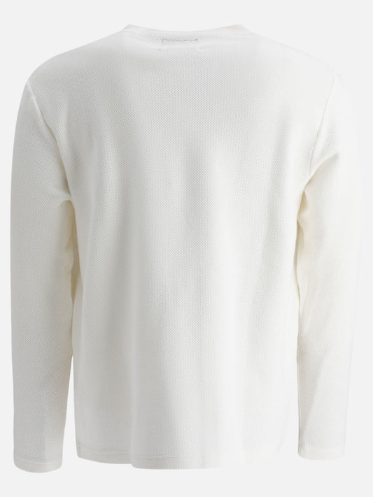 Beams Plus T-shirt con colletto serafino 11810475_S White 2