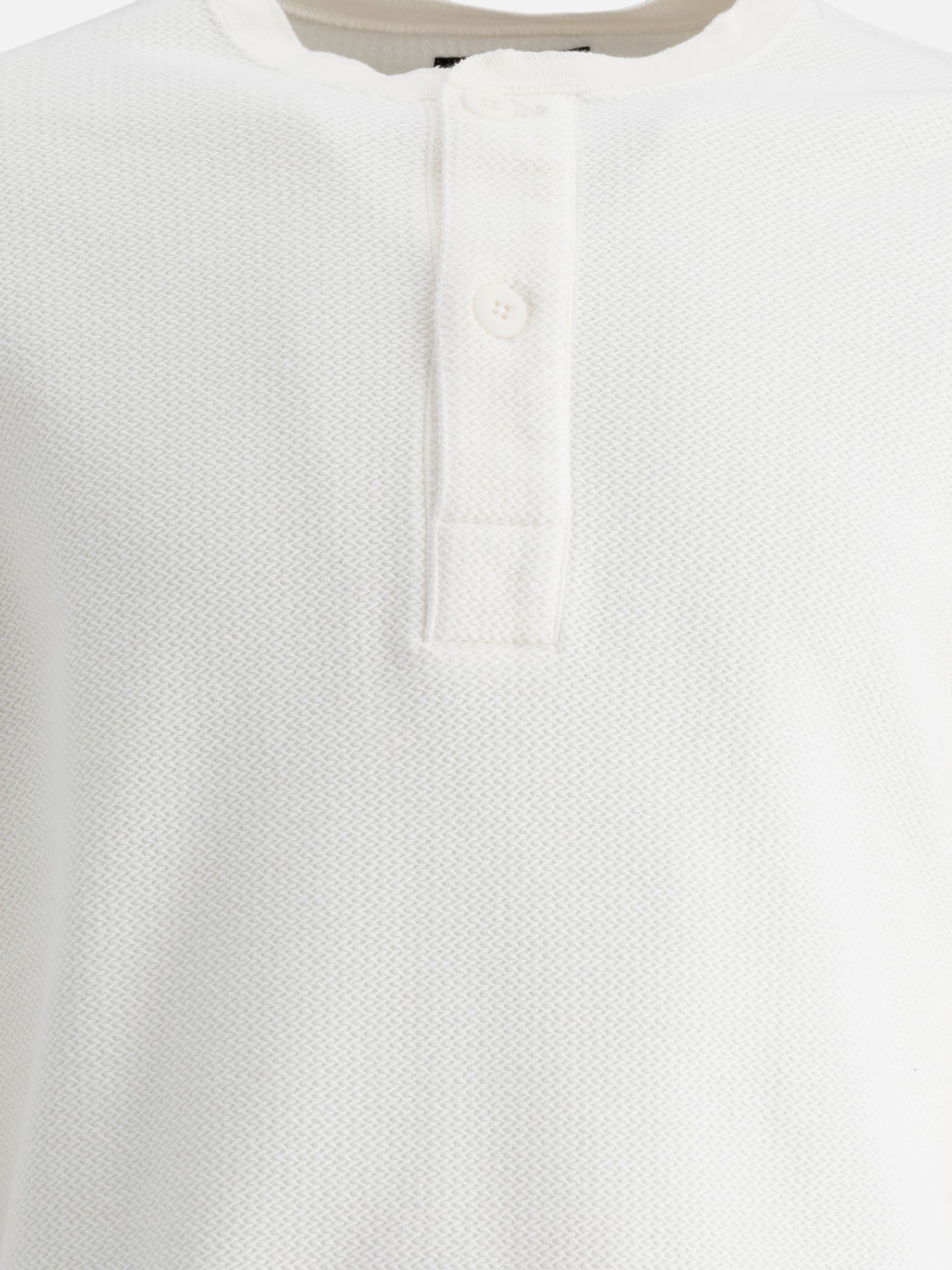 Beams Plus T-shirt con colletto serafino 11810475_S White thumbnail_3
