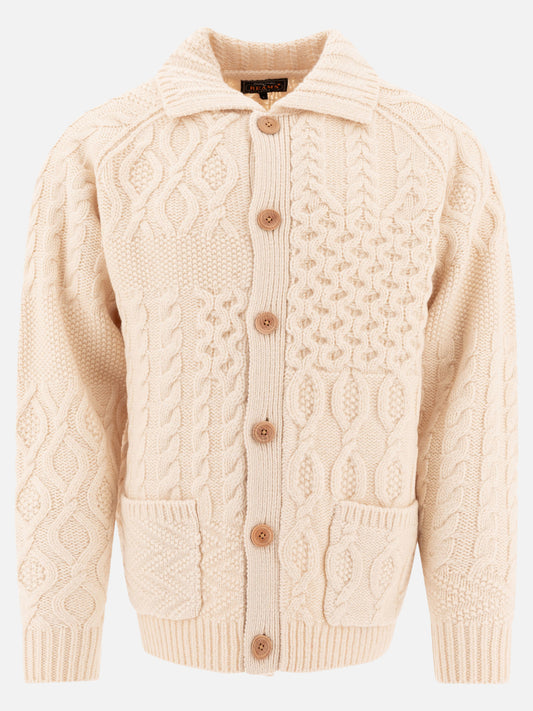Beams Plus Cardigan "Alan" 17578801_M Beige 1