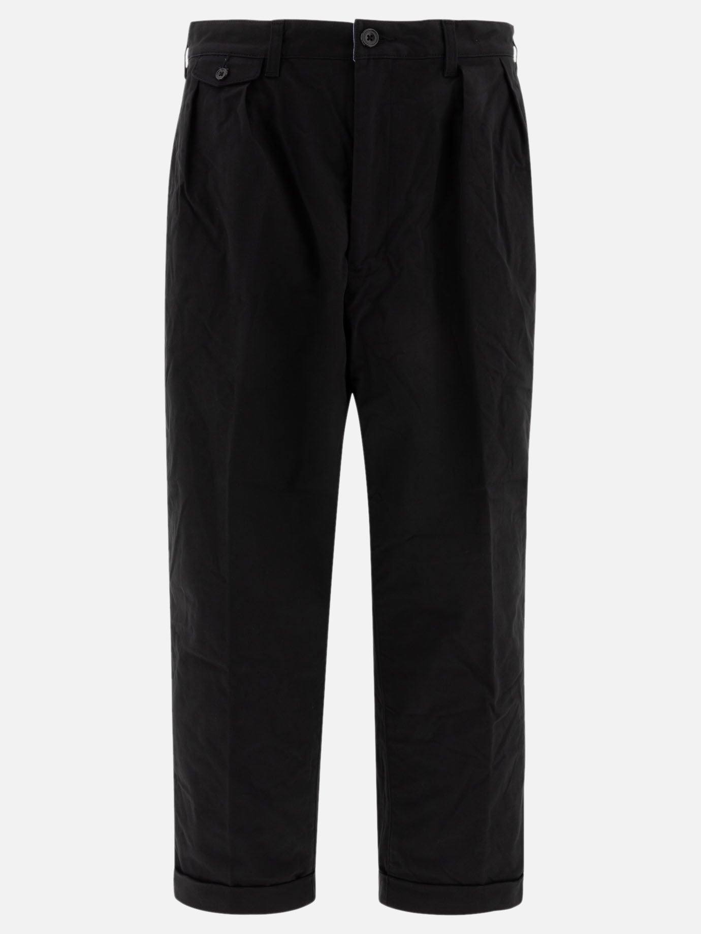 Beams Plus Pantaloni &quot;Wide Chino&quot; 19941548_S Black thumbnail_1