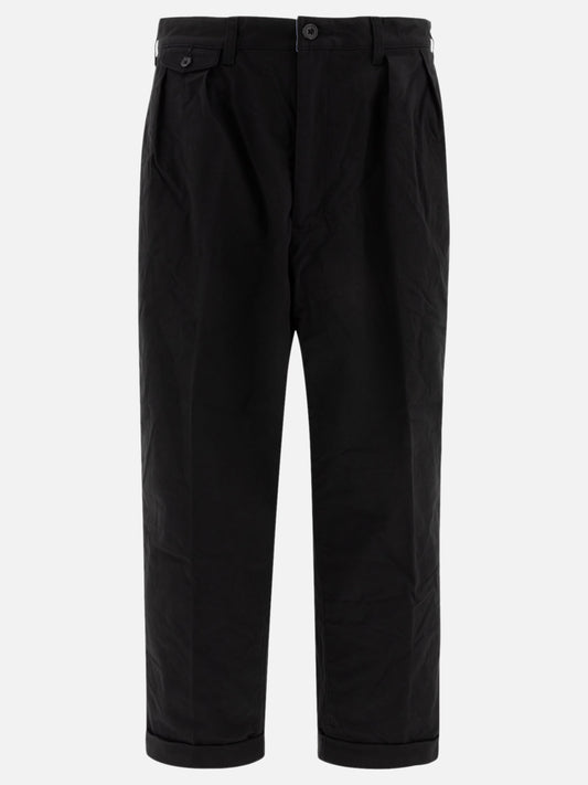 Beams Plus Pantaloni "Wide Chino" 19941548_S Black 1