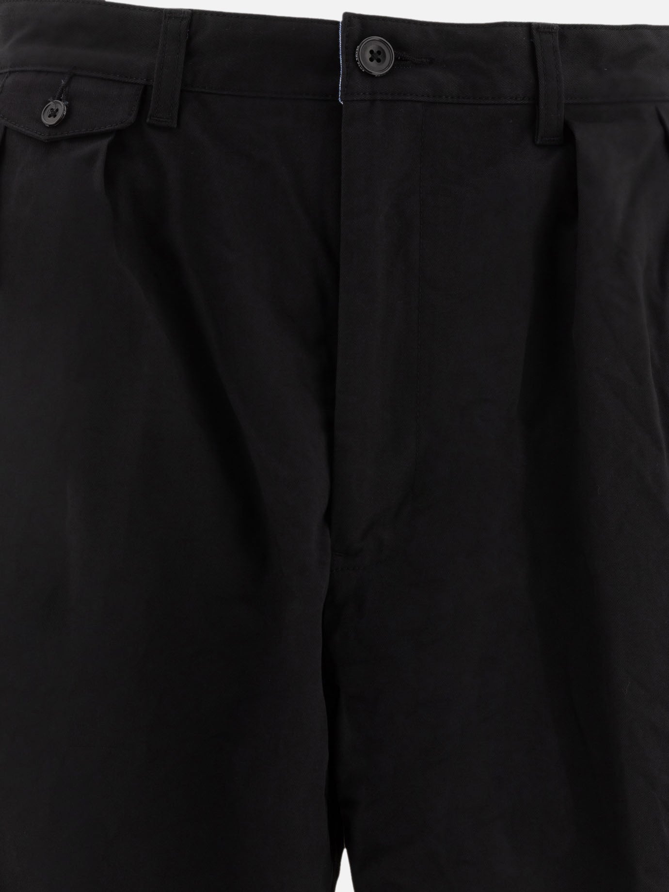 Beams Plus Pantaloni &quot;Wide Chino&quot; 19941548_S Black thumbnail_3