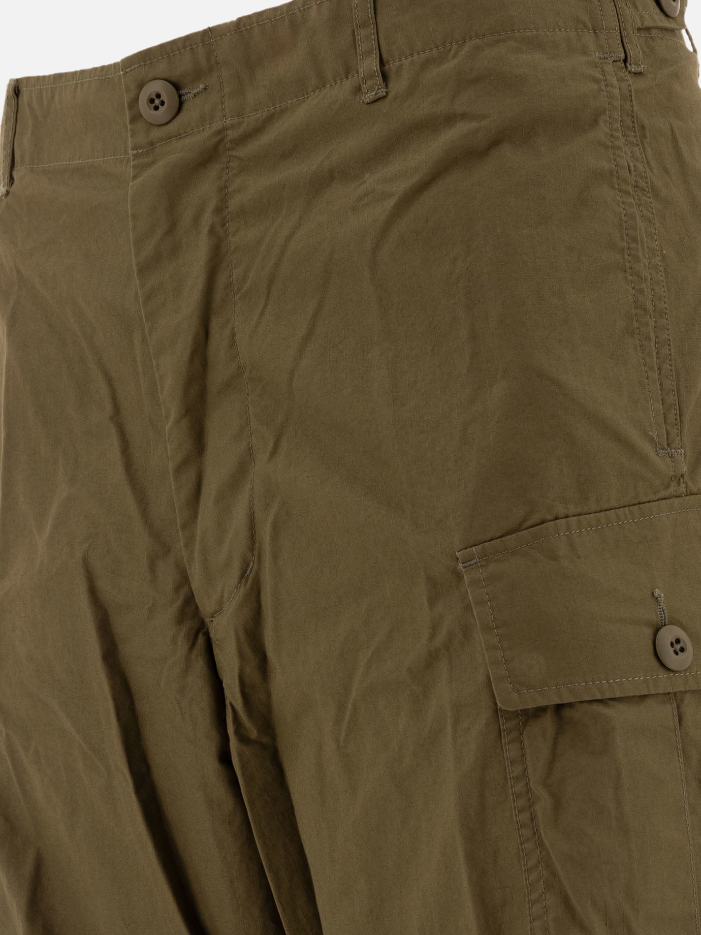 Beams Plus Cargo trousers 13108542_S Green thumbnail_3