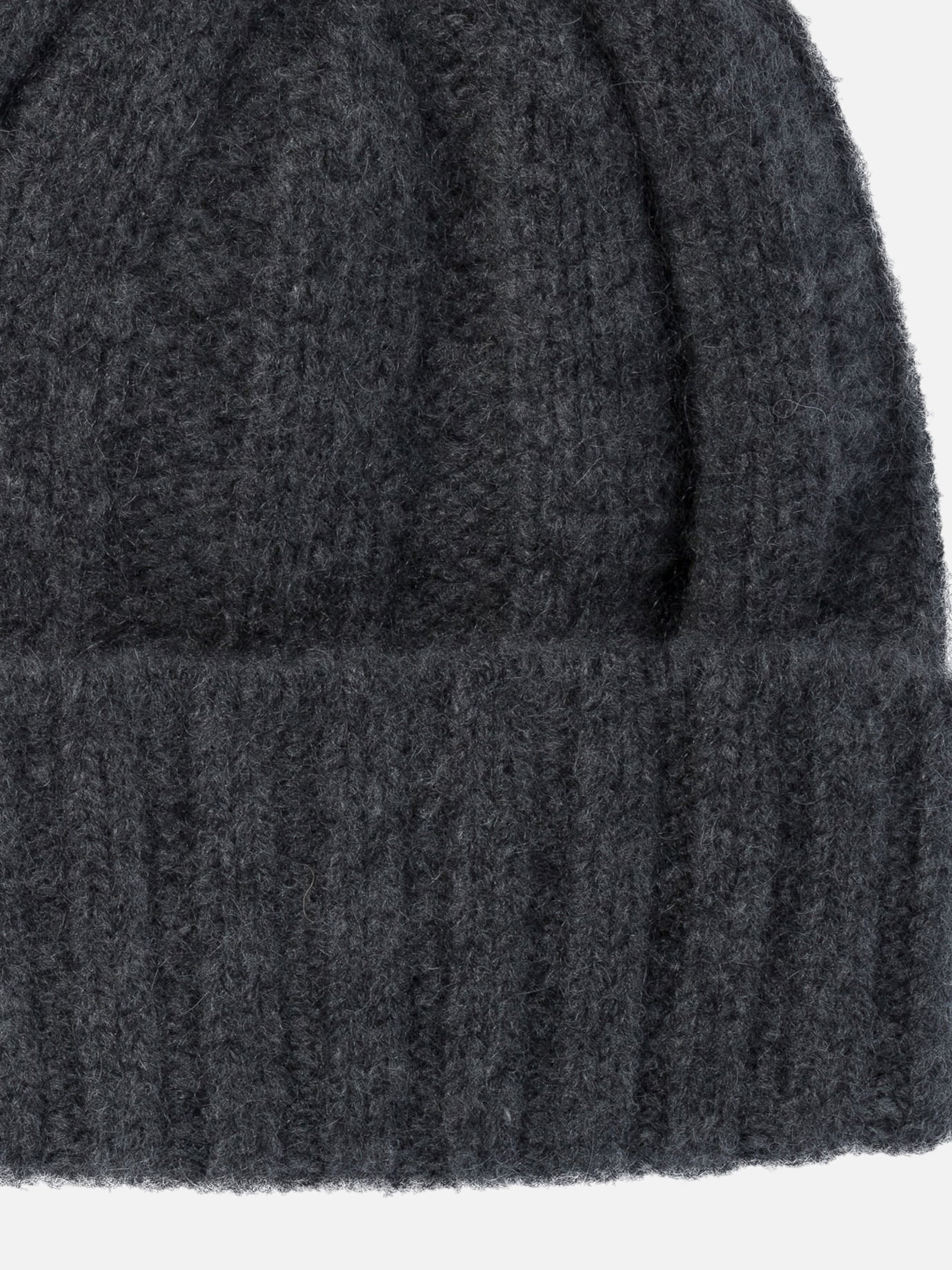 Beams Plus Ribbed cashmere beanie 14893224_UNI Grey thumbnail_3