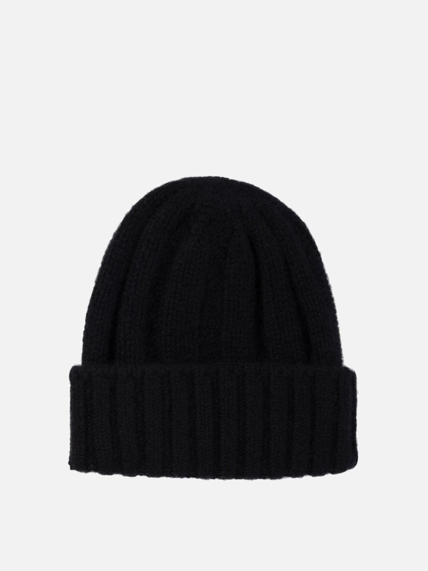 Beams Plus Ribbed cashmere beanie 11205563_UNI Black thumbnail_1