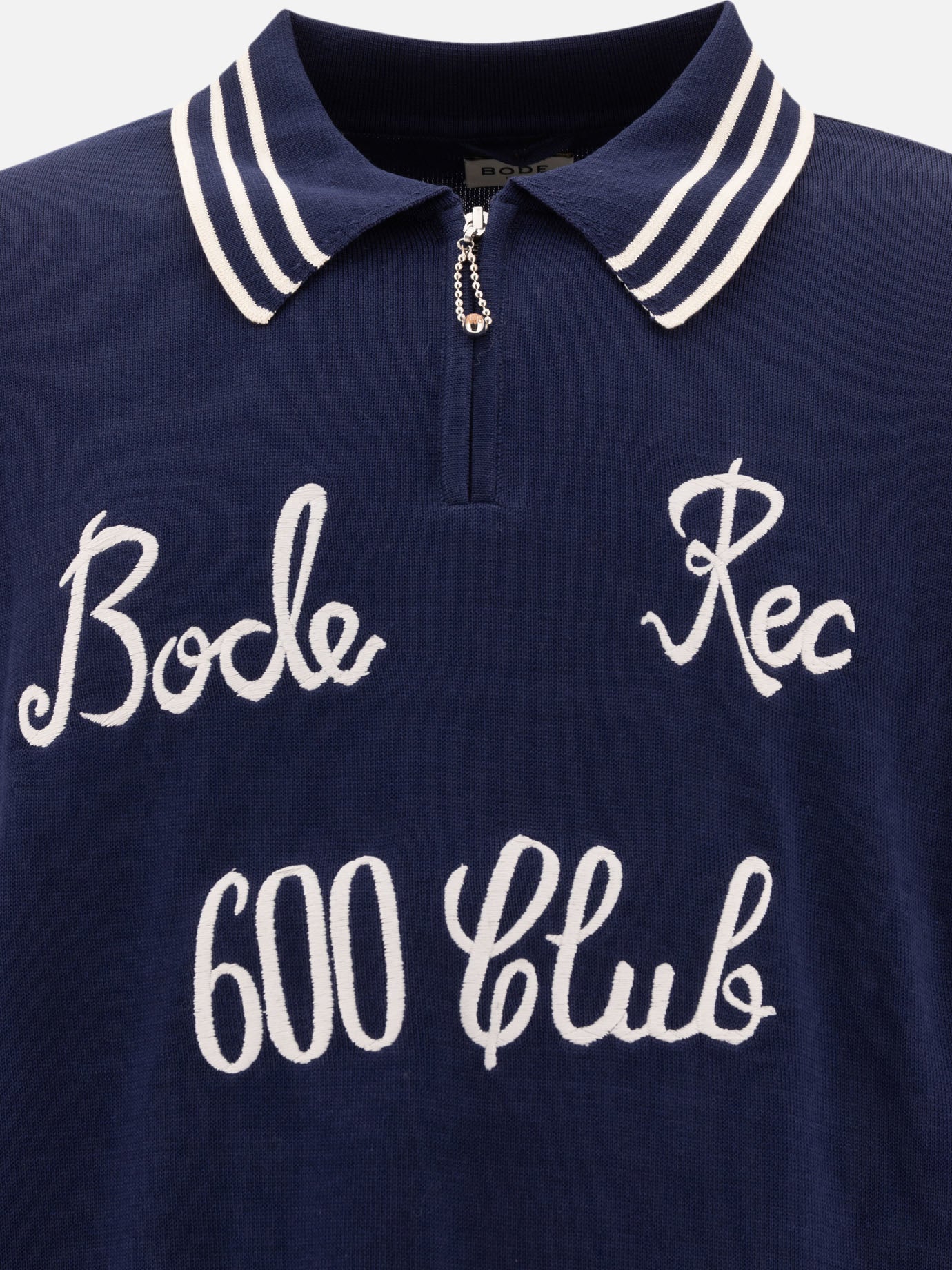 Bode "Club" polo shirt Blue