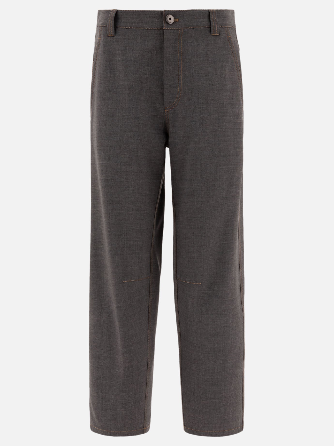 Pantaloni in lana "Soft Curved"