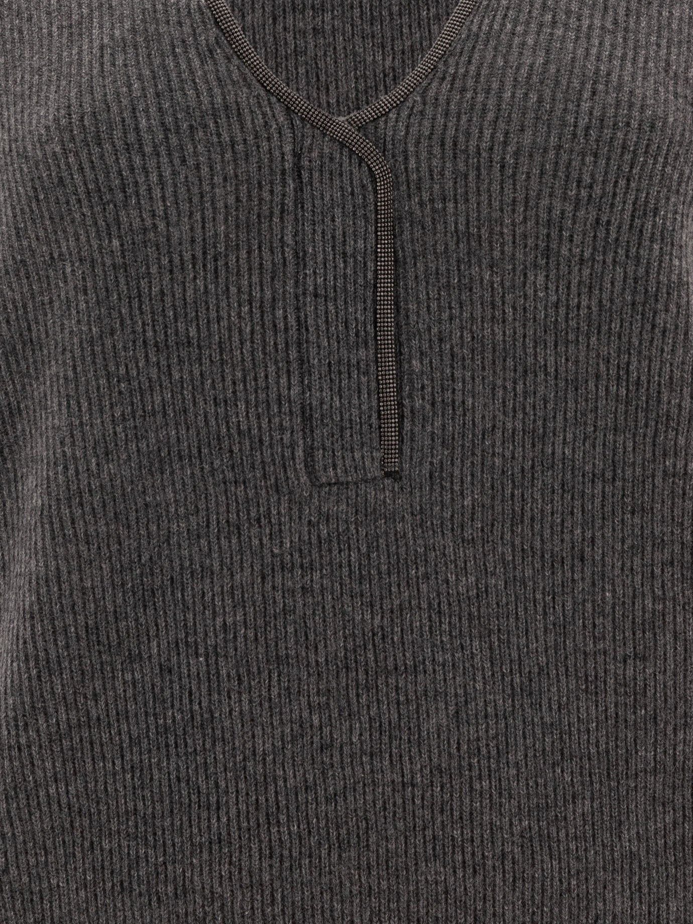 Cashmere ribbed sweater