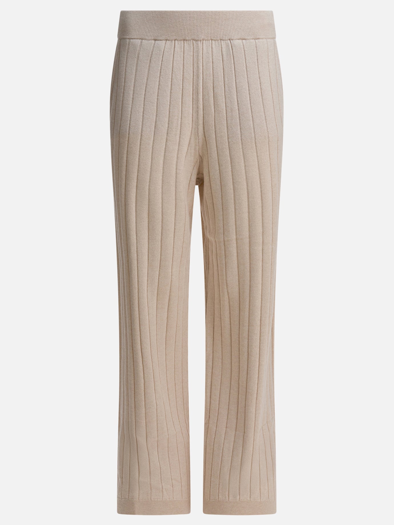 Leisure trousers Solid colour  Beige - Brunello Cucinelli Women | PDP | VIETTI Online Store | Zoom-Modal
